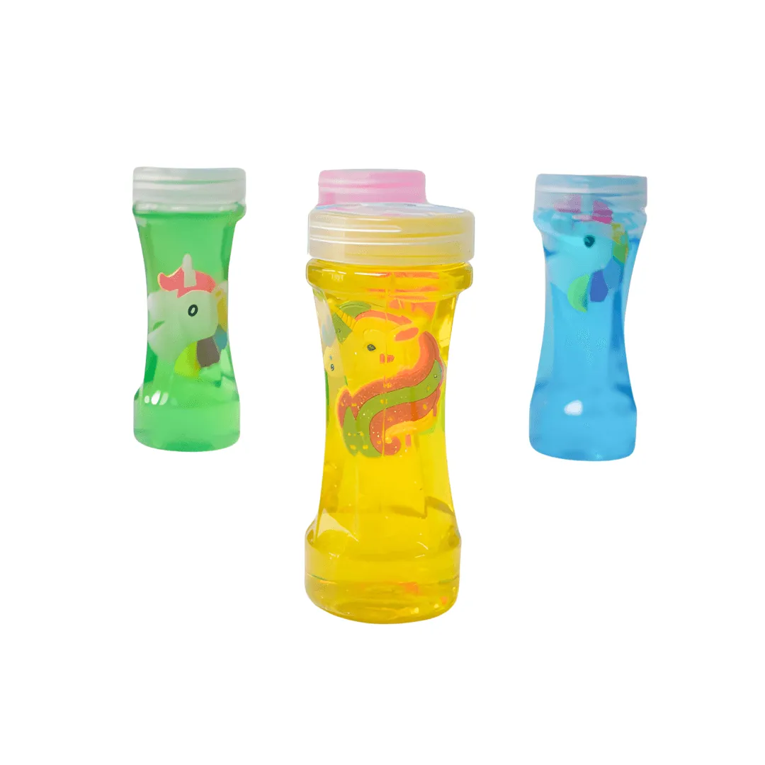 2 Magic Tube Slime with unicorn for Boys and Girls(Random colours will be send)