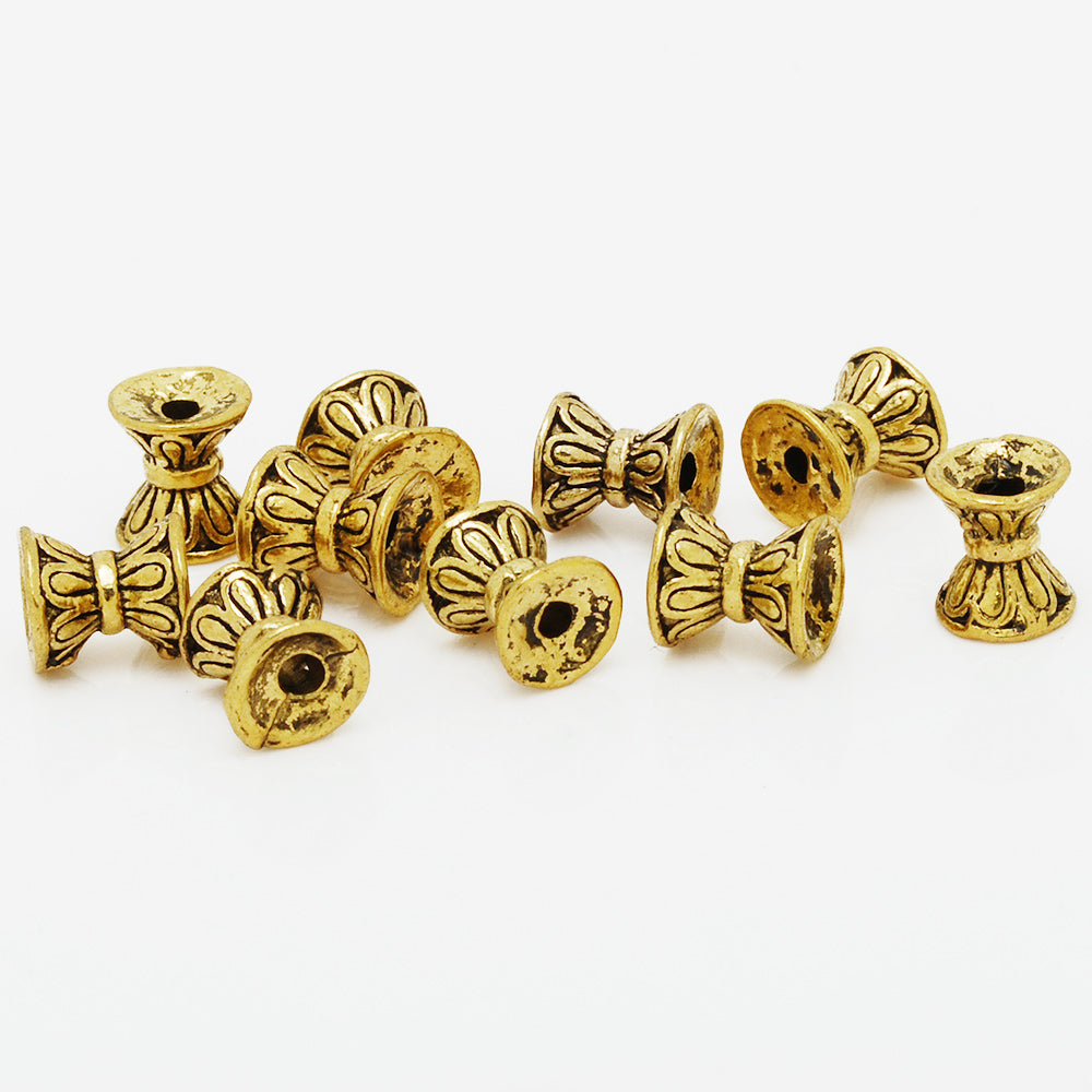 6 mm Antique Gold Buddhism Beads Cap,Diy Jewelry Findings,Charm Beads Cap,sold 100pcs/lot