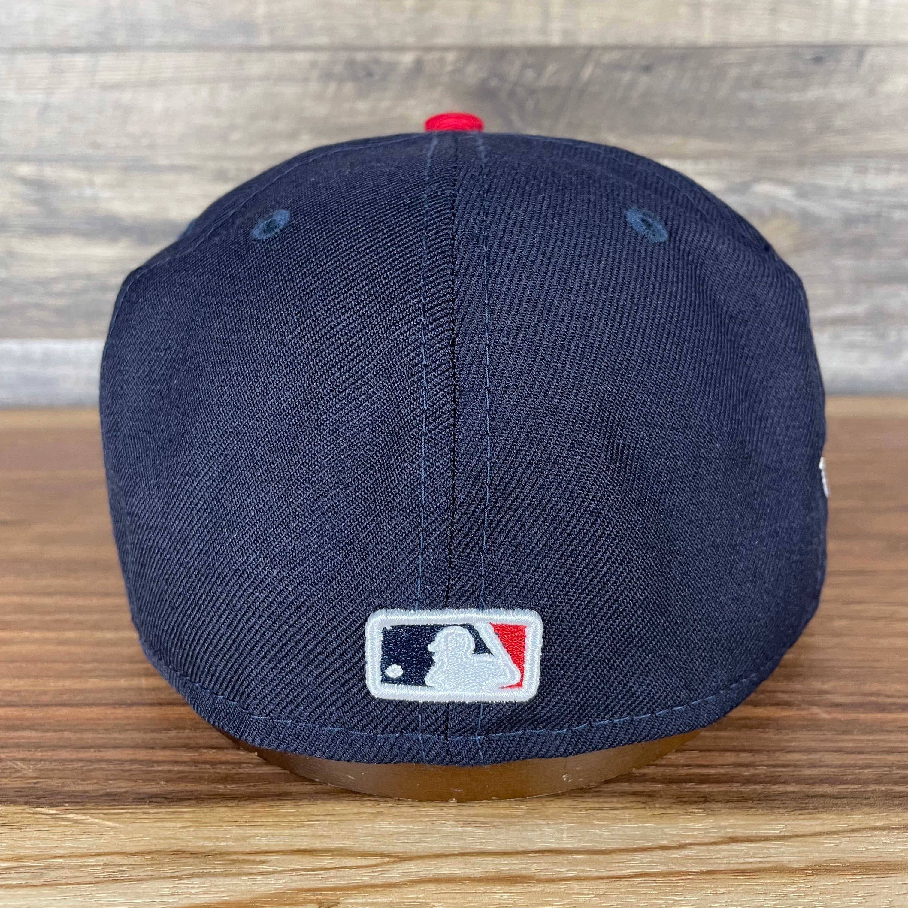 Atlanta Braves Cooperstown 5950 Day Side Patch Gray Bottom 59Fifty Fitted Cap | Navy