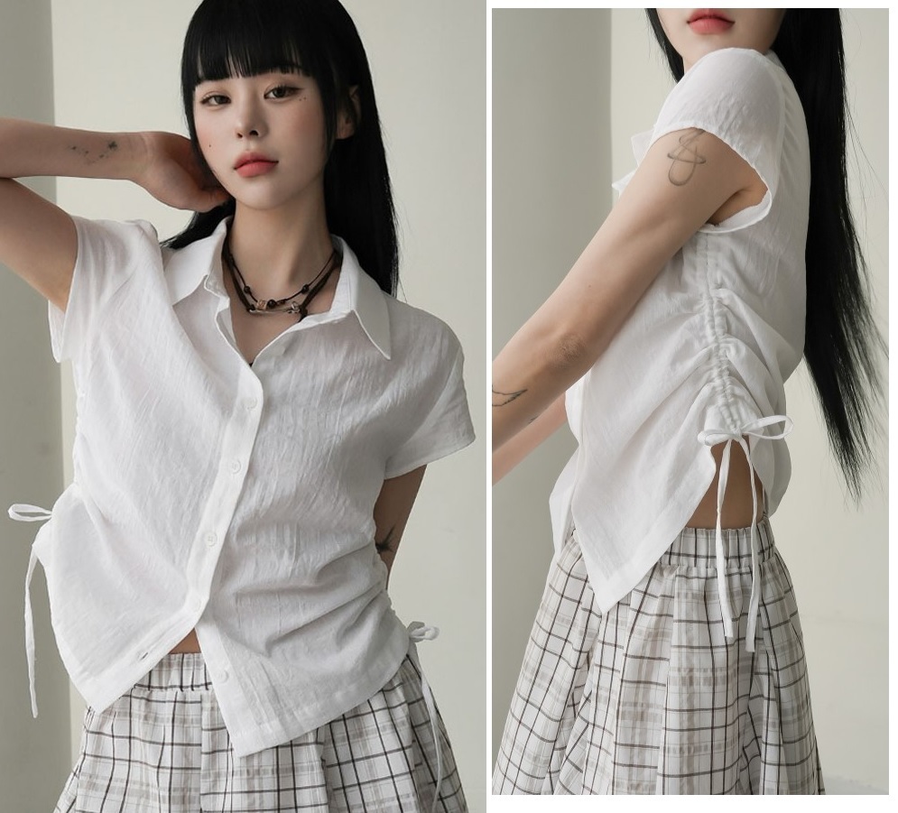 Binary01  |Cropped Tops Shirts & Blouses