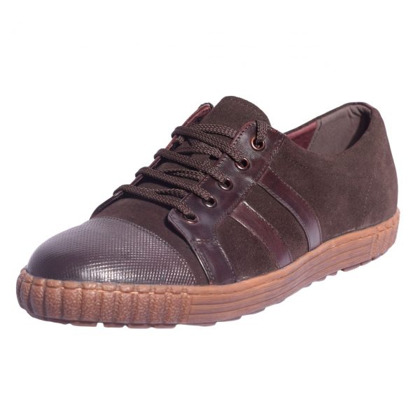 Brown Pure Suede Leather Shoe