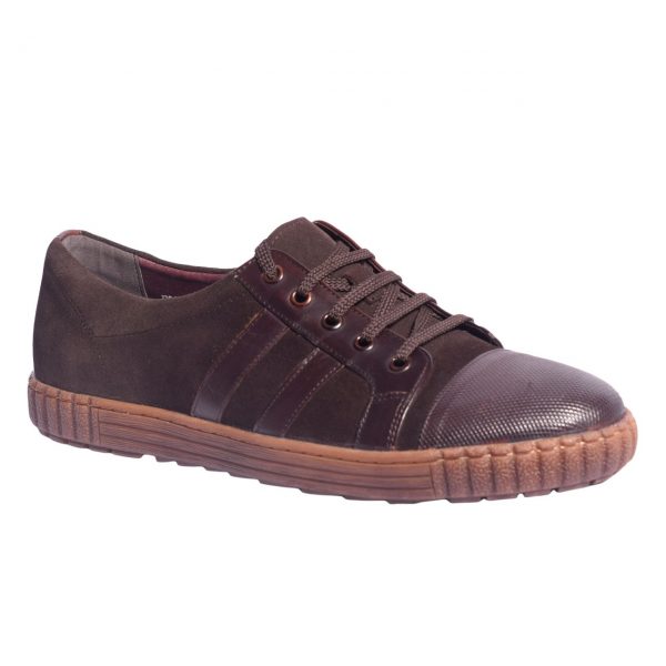 Brown Pure Suede Leather Shoe