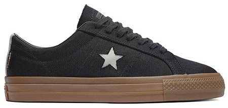 Converse One Star Pro OX / Black / Dark Gum / Cordura