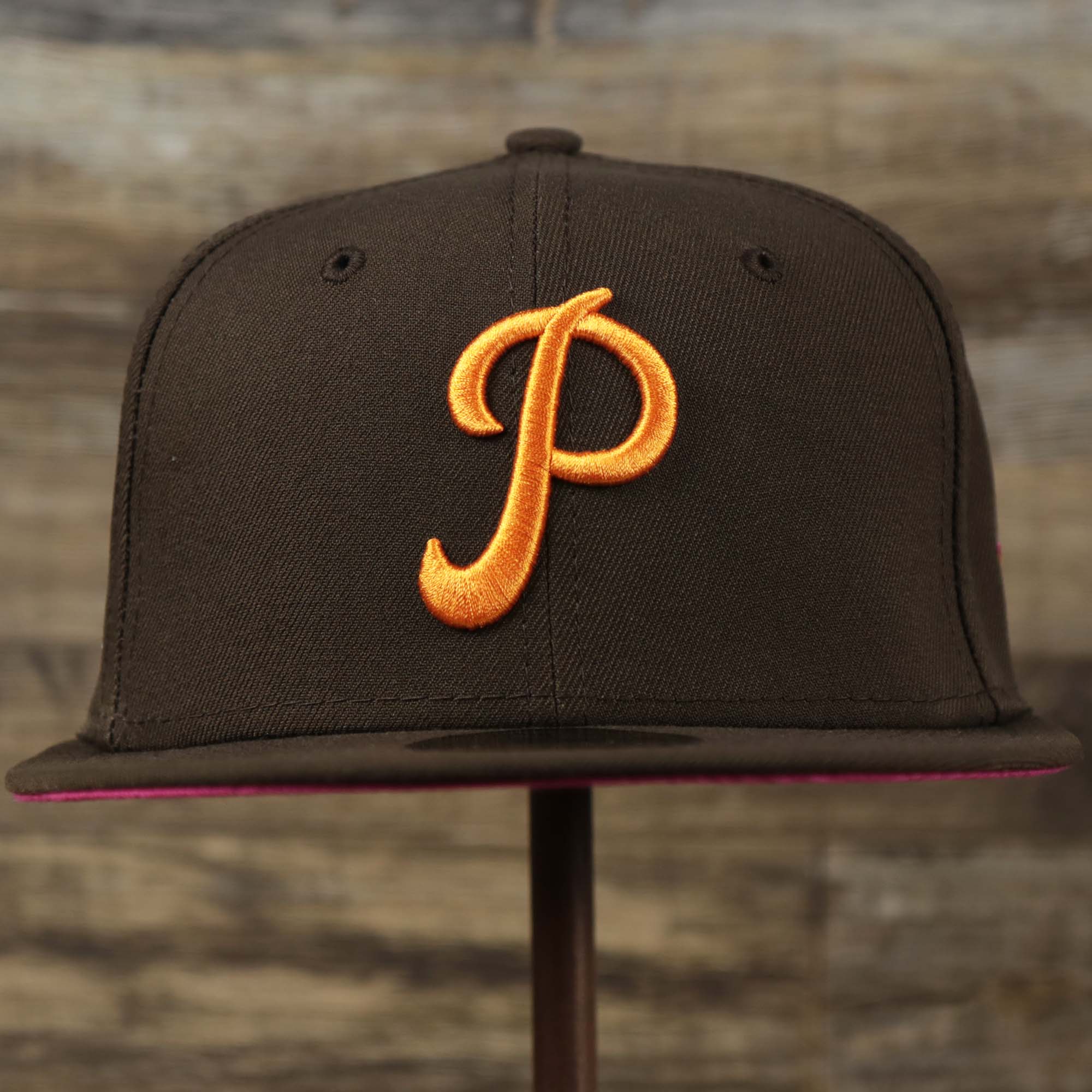 Cooperstown Philadelphia Phillies Coffee Shop 1952 All Star Game Liberty Bell Side Patch 59Fifty Fitted Cap | Donut Pack Walnut 