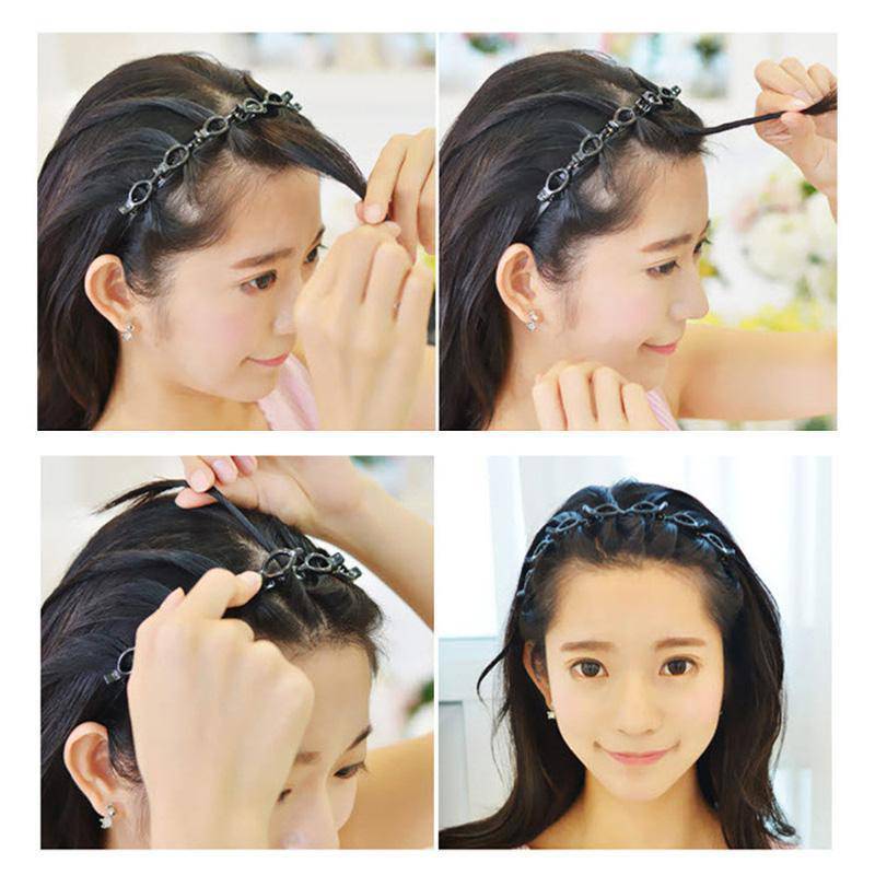 Double Bangs Hairstyle Hairpin