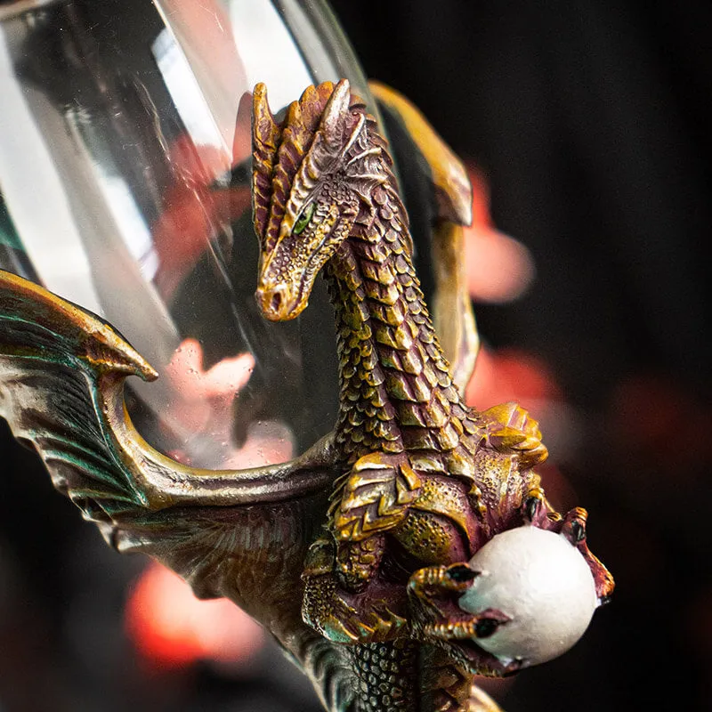 Glass Dragon Pearl Goblet