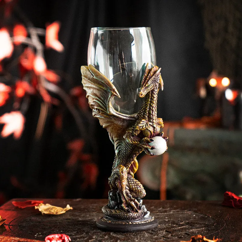 Glass Dragon Pearl Goblet