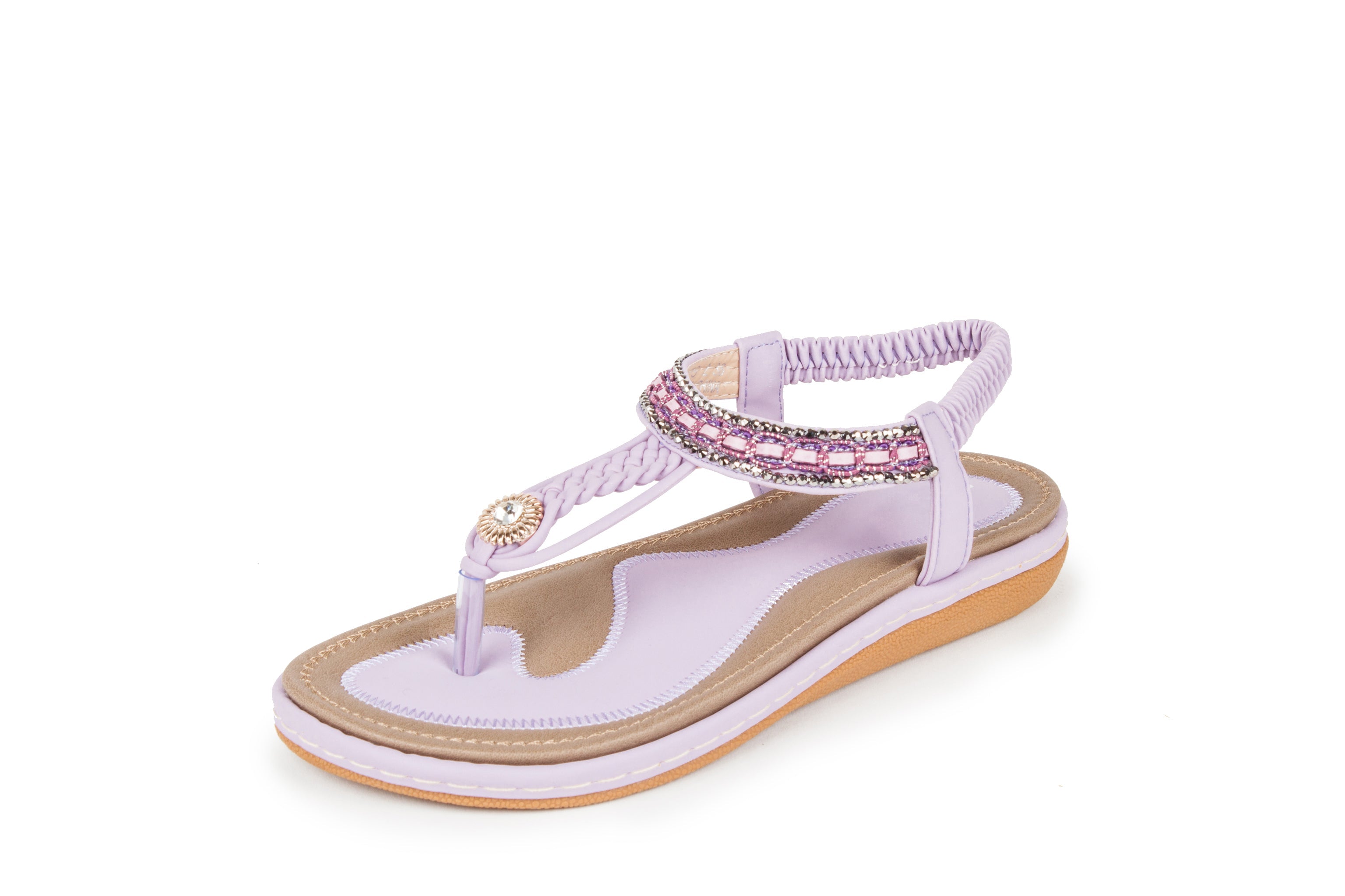 Haute edition Summer Bohemian Beaded Comfort Sandals