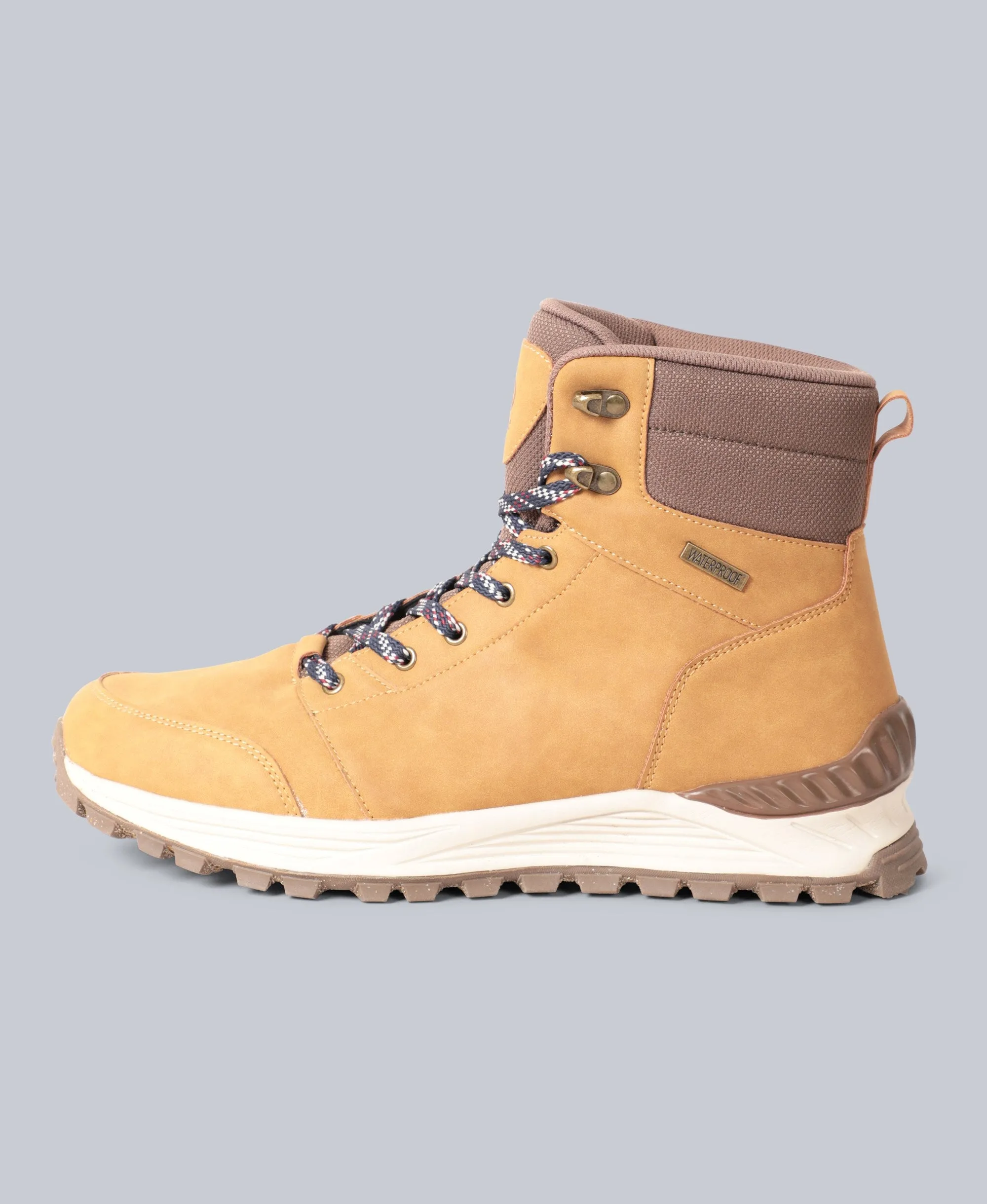 Hayden Mens Vegan Waterproof Boots - Brown