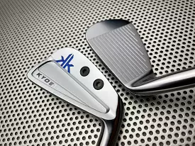 KYOEI Golf Iron Dual Weighted Pearl Blue and Gradient Logo Paint Fill