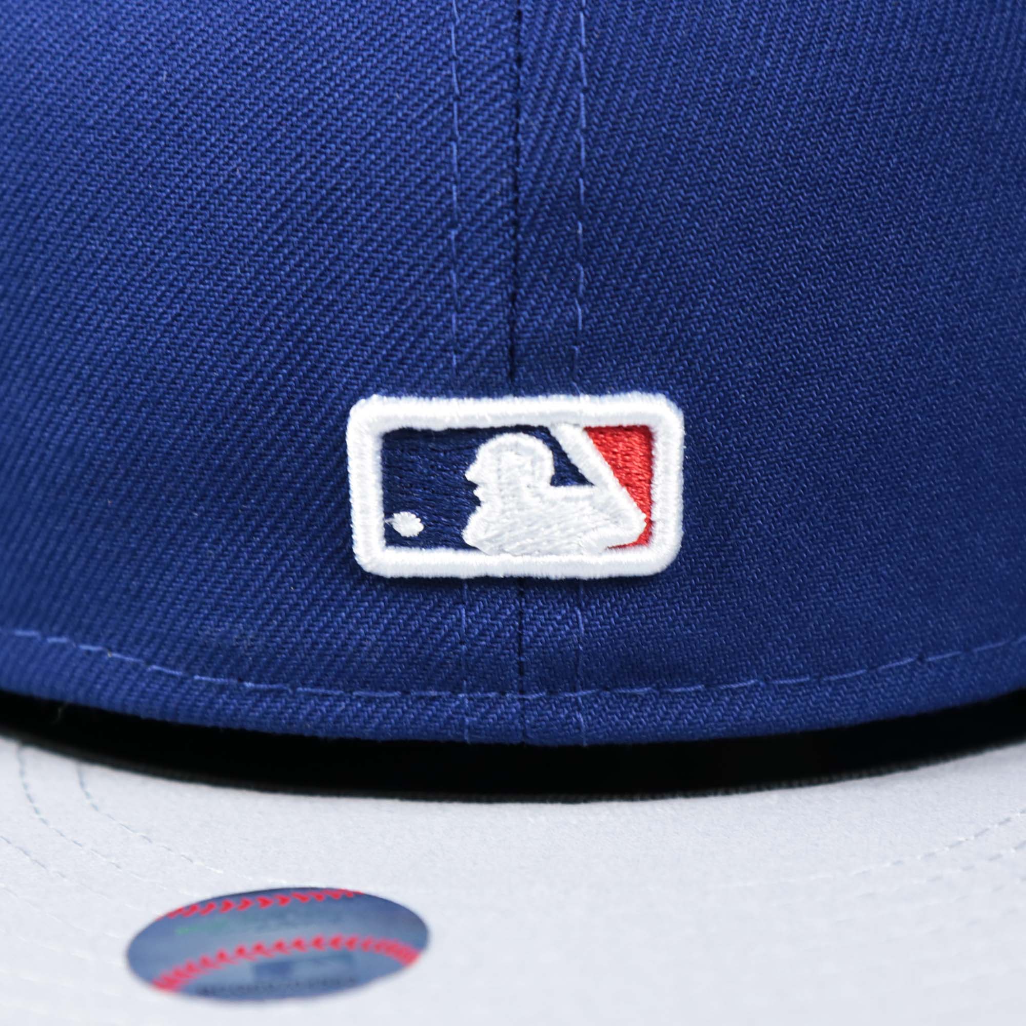 Los Angeles Dodgers Cloud Icon Side Patch Fitted Gray Bottom 59Fifty Cap | Royal Blue 59Fifty