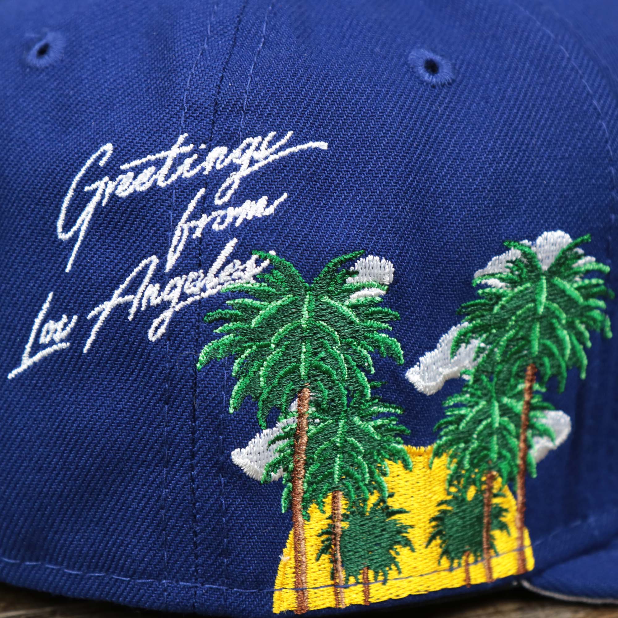 Los Angeles Dodgers Cloud Icon Side Patch Fitted Gray Bottom 59Fifty Cap | Royal Blue 59Fifty