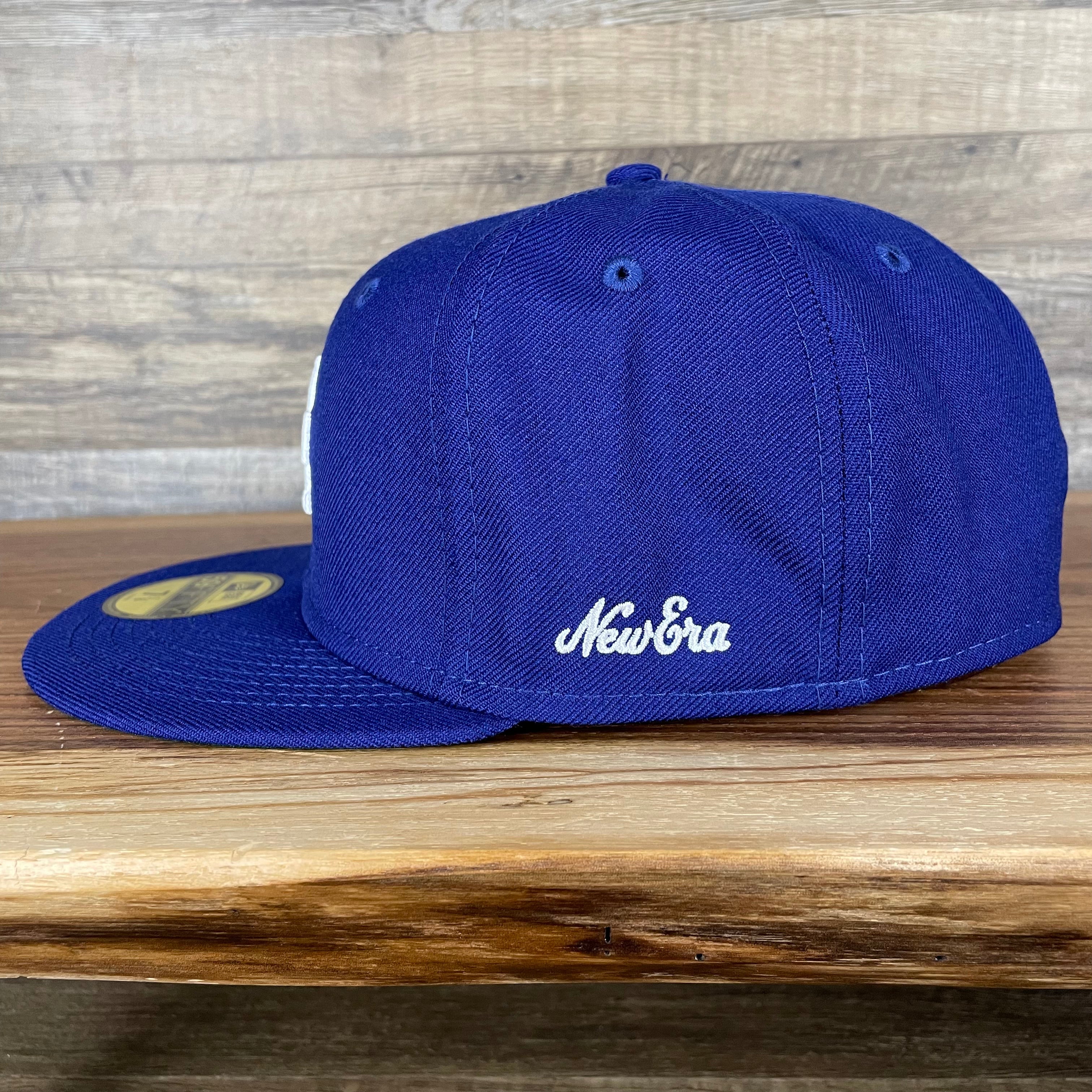 Los Angeles Dodgers Cooperstown 5950 Day Side Patch Green Bottom 59Fifty Fitted Cap | Royal Blue