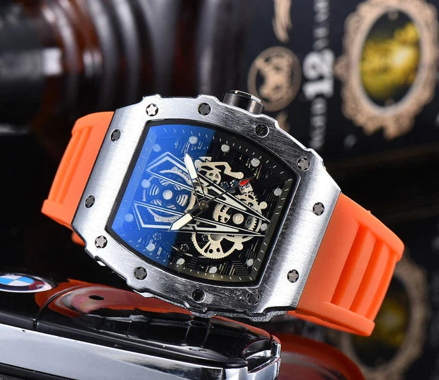 Luxury Fashion Quartz Watch Men's cask type business men's quartz watch RM35-01