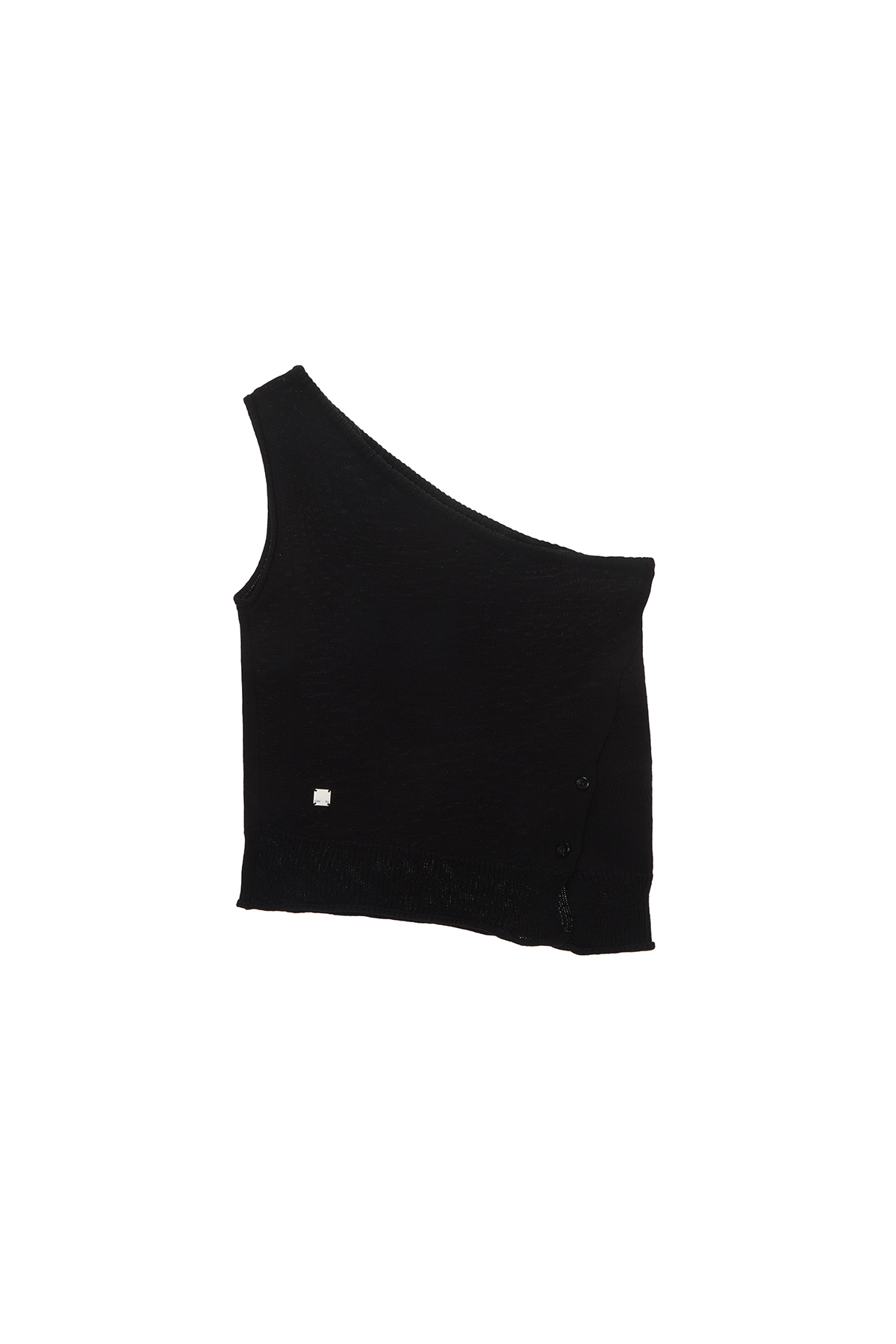 Matin Kim  |Plain Cotton Cropped Tops Tanks & Camisoles