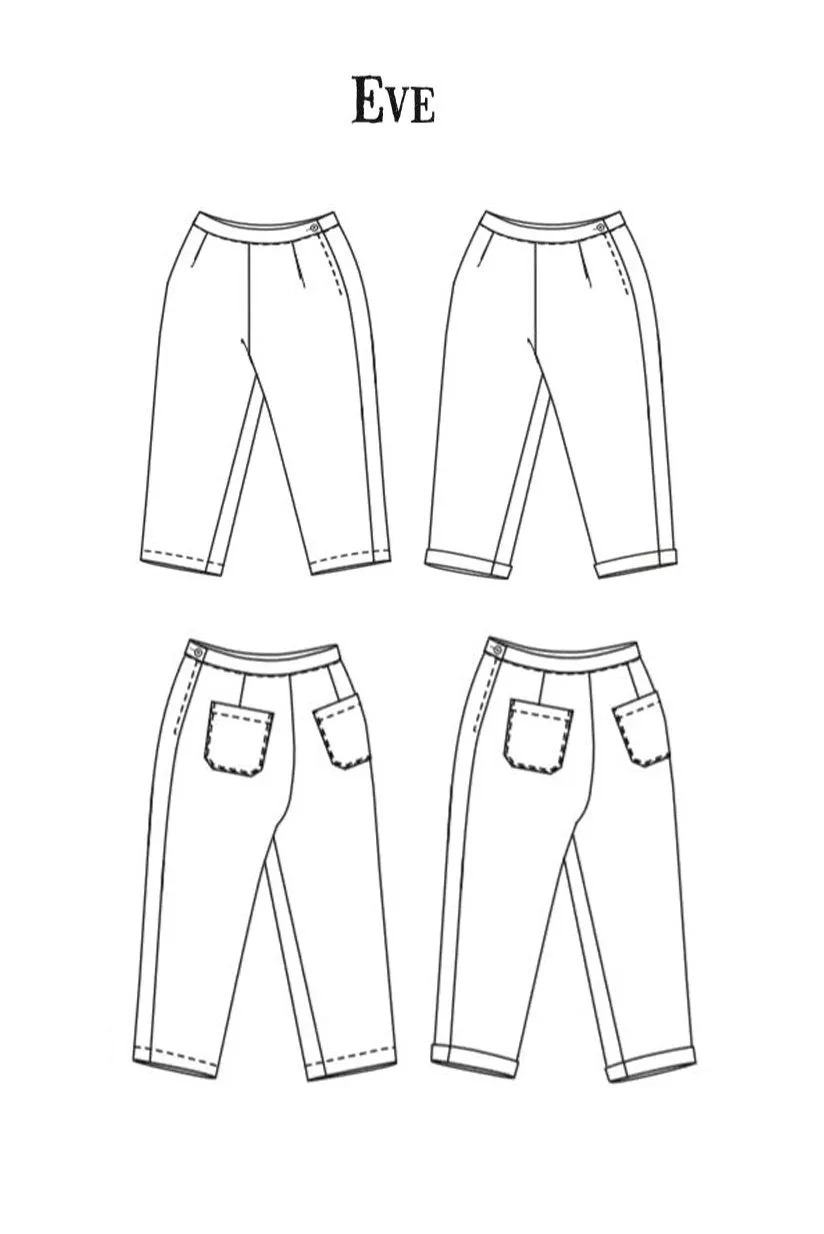 MERCHANT AND MILLS  The Eve Trousers Sewing Pattern