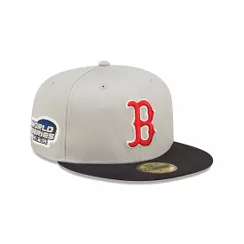 NEW ERA Boston Red Sox World Series Grey 59FIFTY Fitted Cap