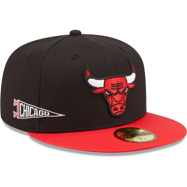 NEW ERA Chicago Bulls Team City Patch Black 59FIFTY Fitted Cap