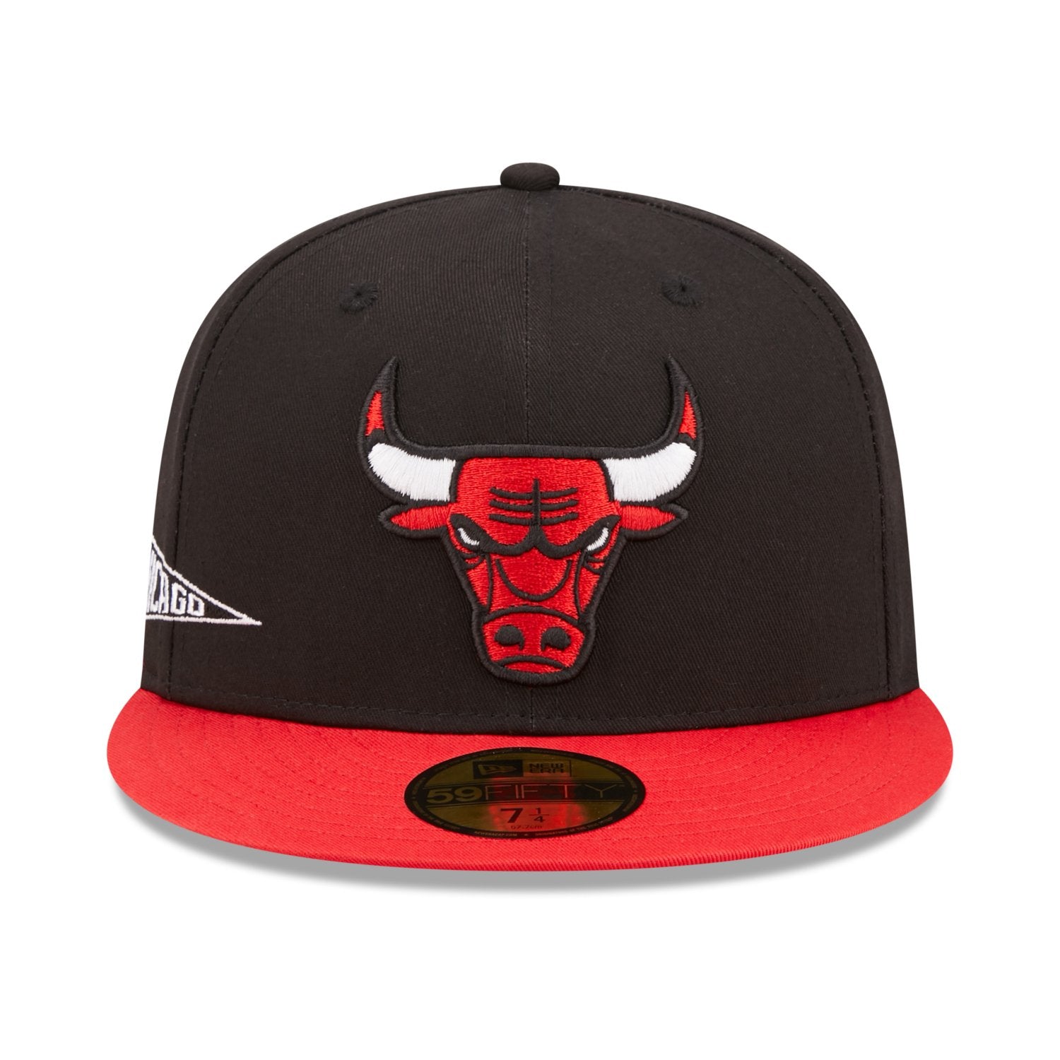 NEW ERA Chicago Bulls Team City Patch Black 59FIFTY Fitted Cap