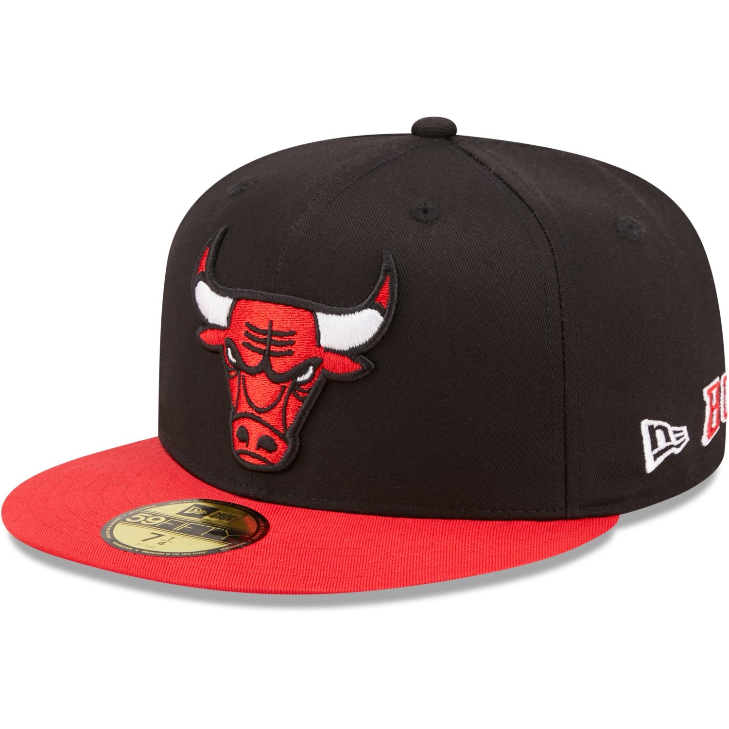 NEW ERA Chicago Bulls Team City Patch Black 59FIFTY Fitted Cap