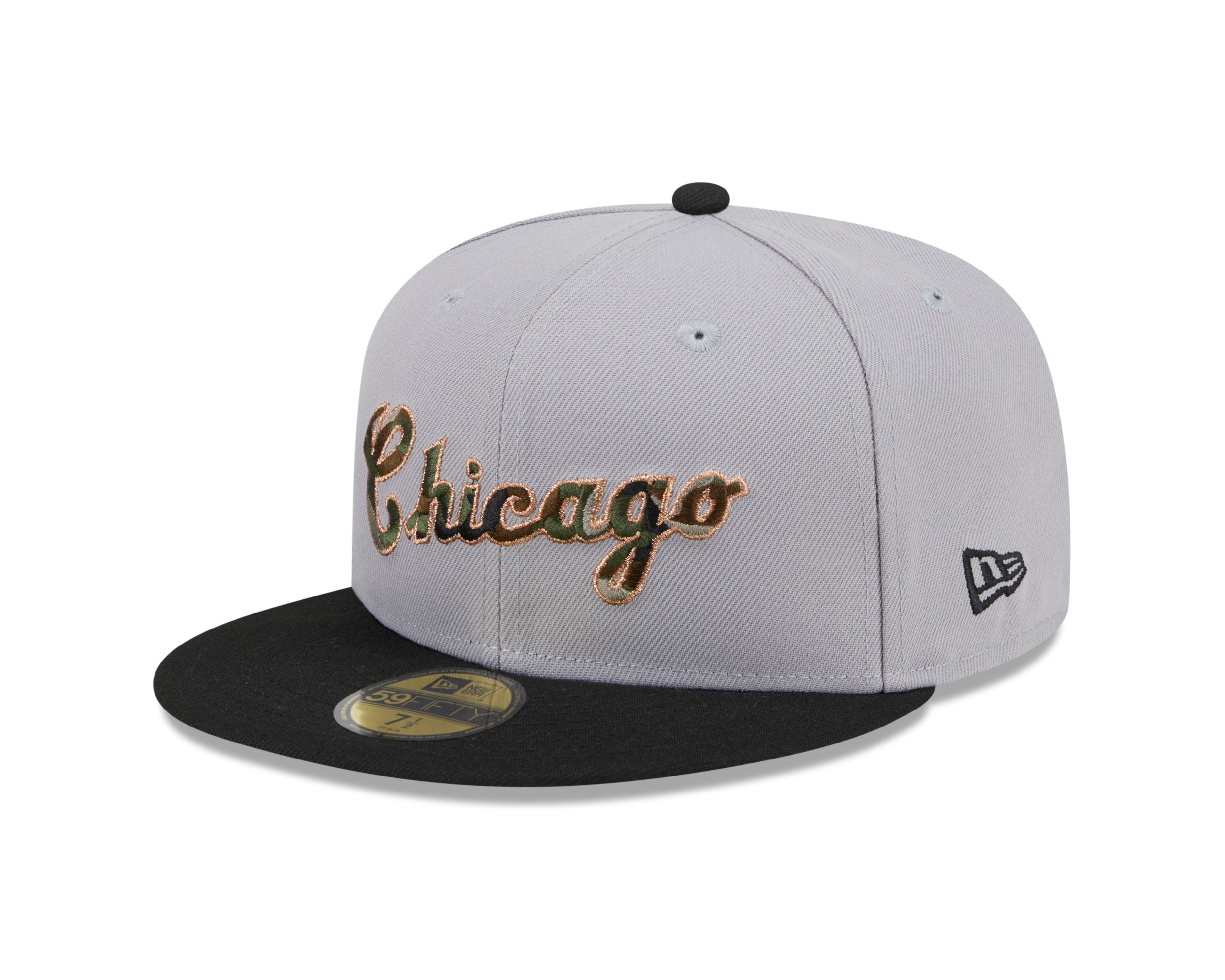 NEW ERA Chicago White Sox Camo Infill Grey 59FIFTY Fitted Cap