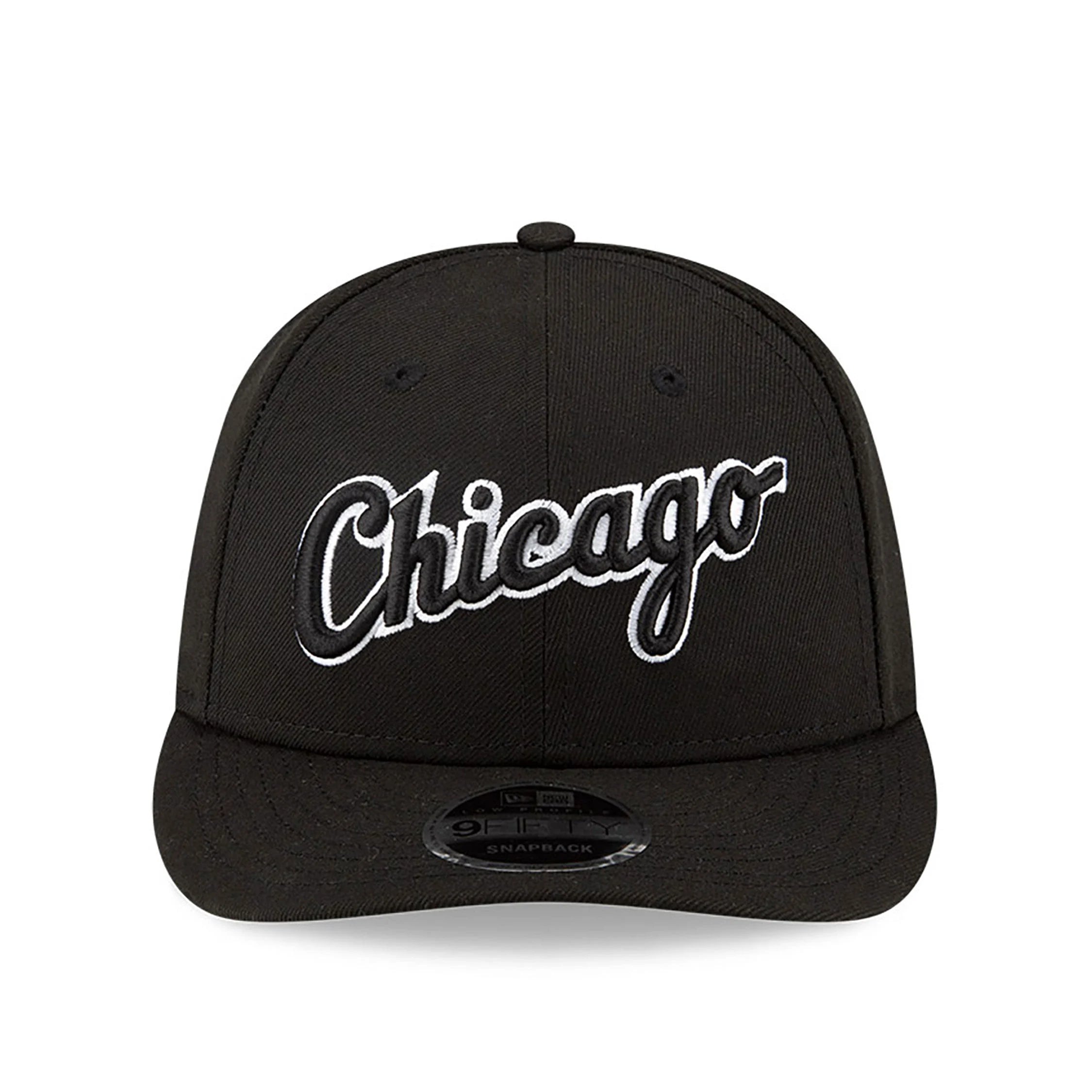 NEW ERA Chicago White Sox Felt X MLB Black Low Profile 9FIFTY Snapback Cap