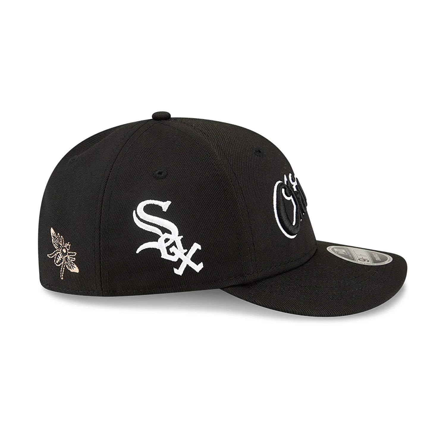 NEW ERA Chicago White Sox Felt X MLB Black Low Profile 9FIFTY Snapback Cap