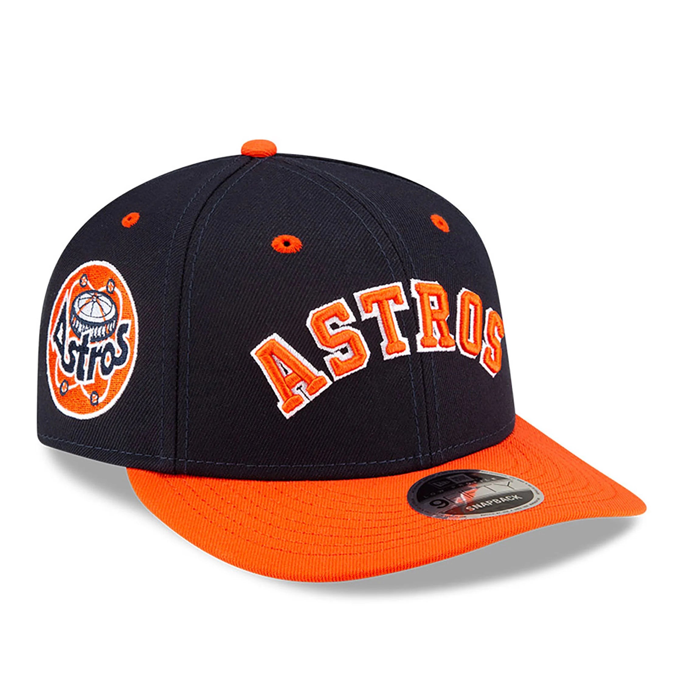 NEW ERA Houston Astros Felt X MLB Navy Low Profile 9FIFTY Snapback Cap