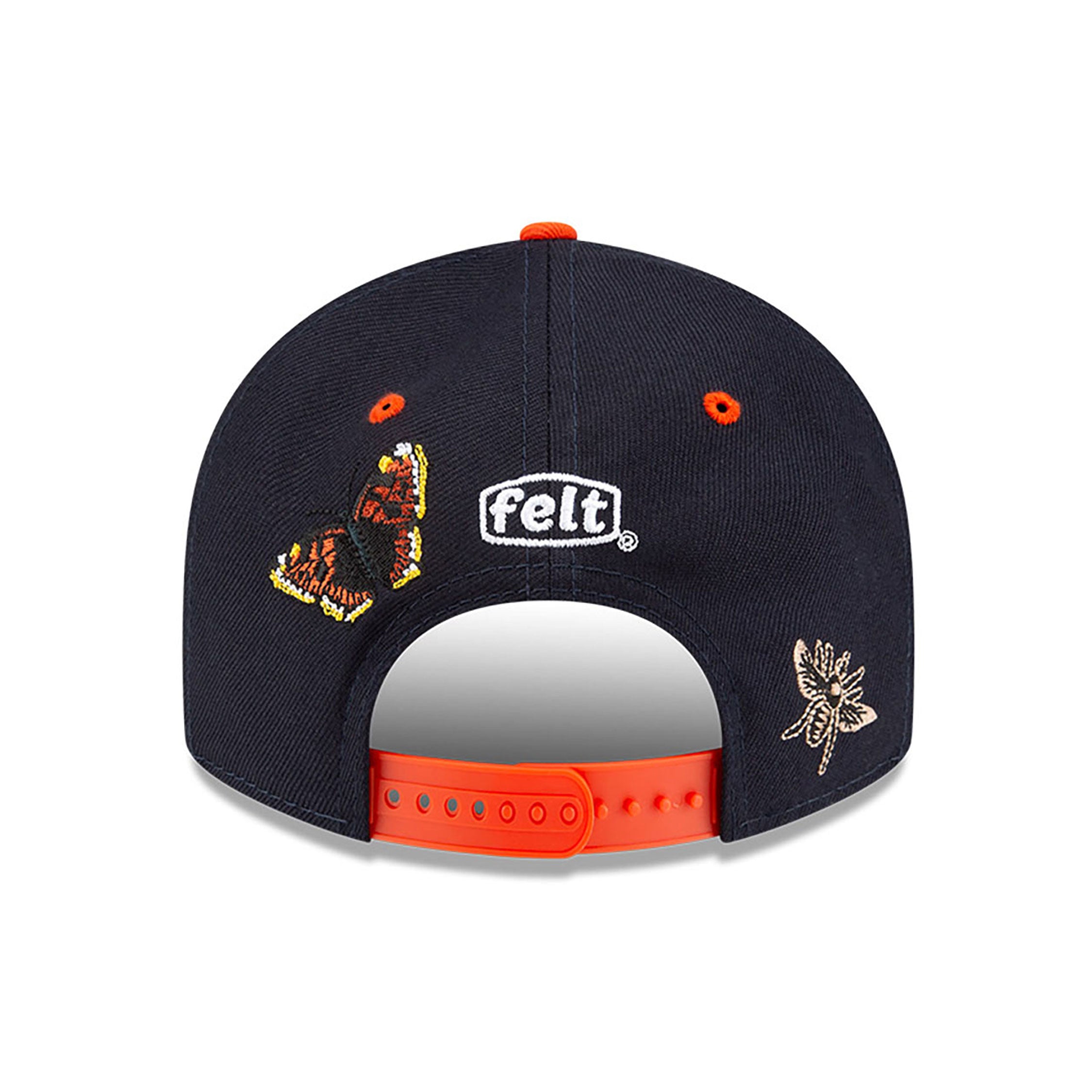 NEW ERA Houston Astros Felt X MLB Navy Low Profile 9FIFTY Snapback Cap