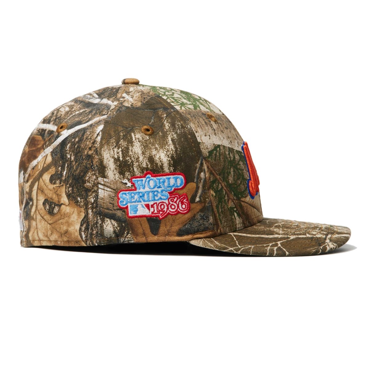 New Era X West NYC 59FIFTY Low Profile New York Mets 1986 World Series Realtree Fitted Cap