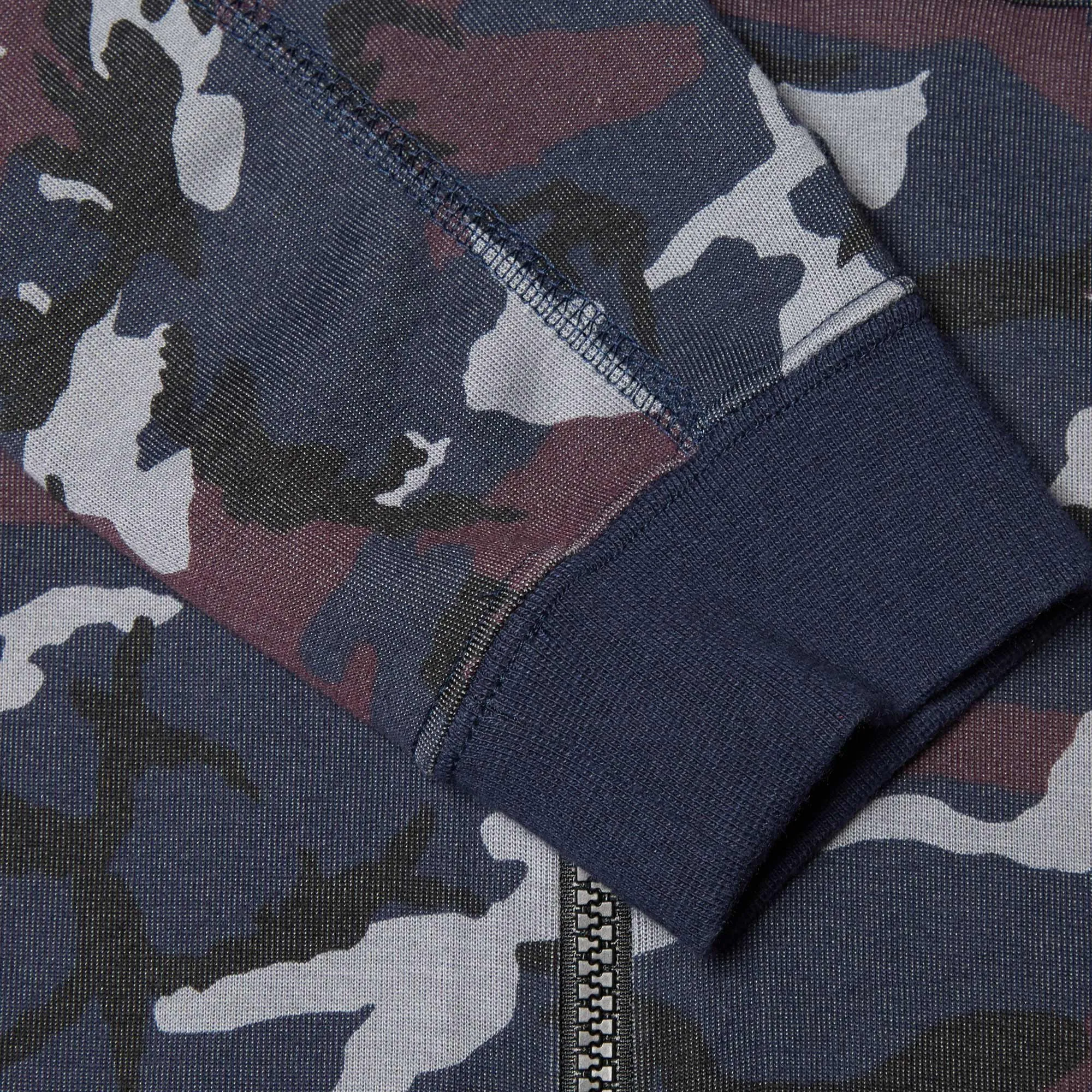 Nike Tech Fleece Camo AW77 HoodyObsidian & Black