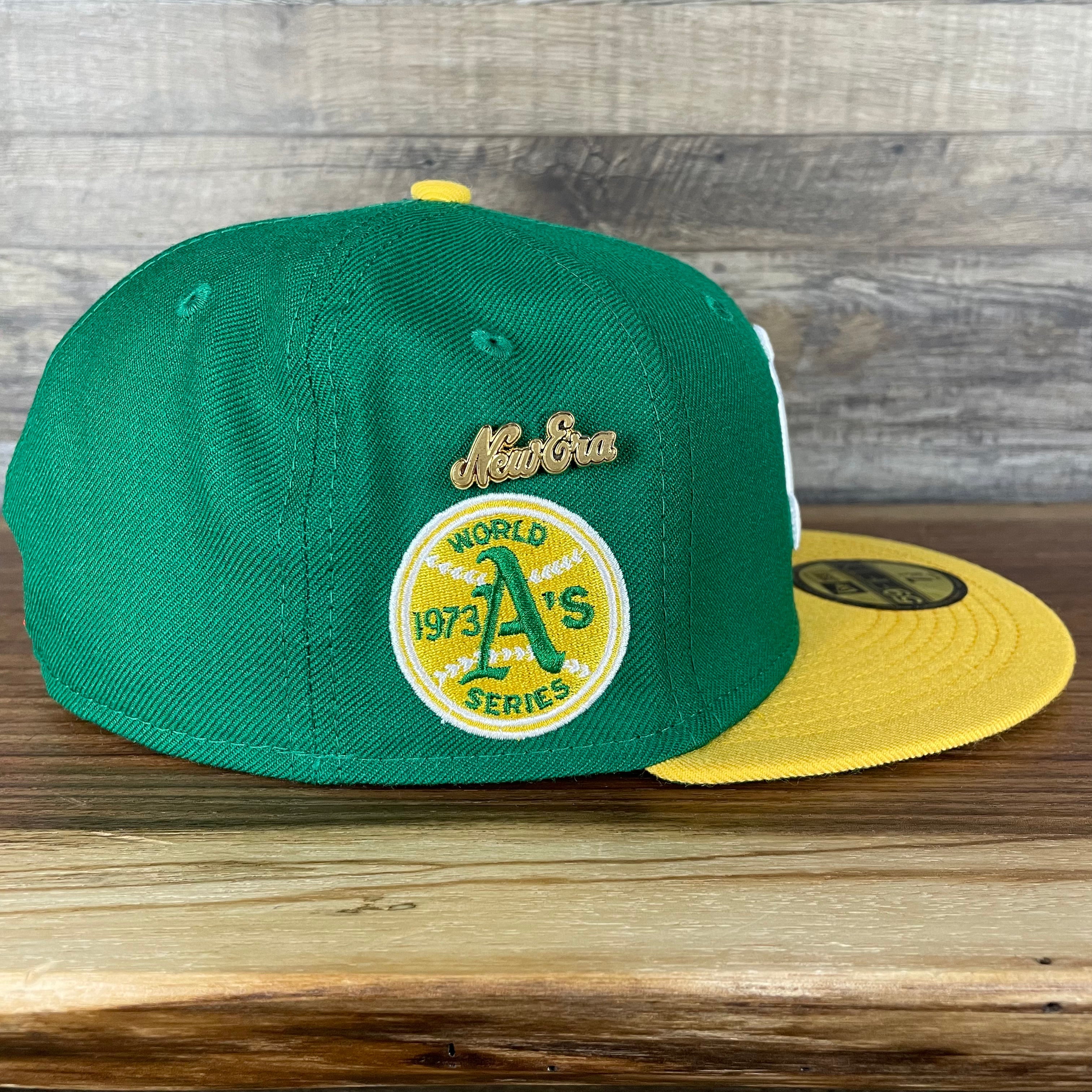 Oakland Athletics Cooperstown 5950 Day Side Patch Green Bottom 59Fifty Fitted Cap | Green