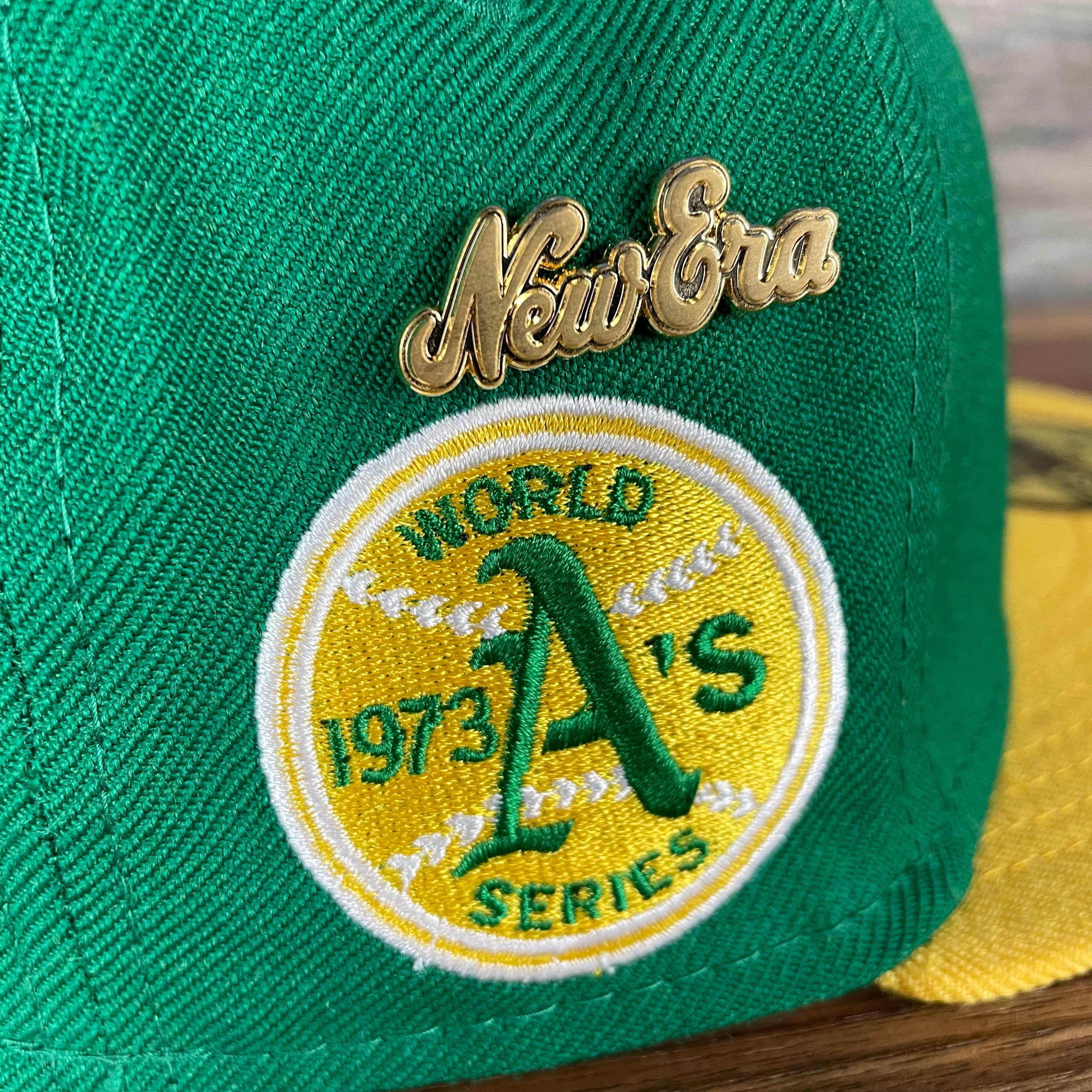 Oakland Athletics Cooperstown 5950 Day Side Patch Green Bottom 59Fifty Fitted Cap | Green