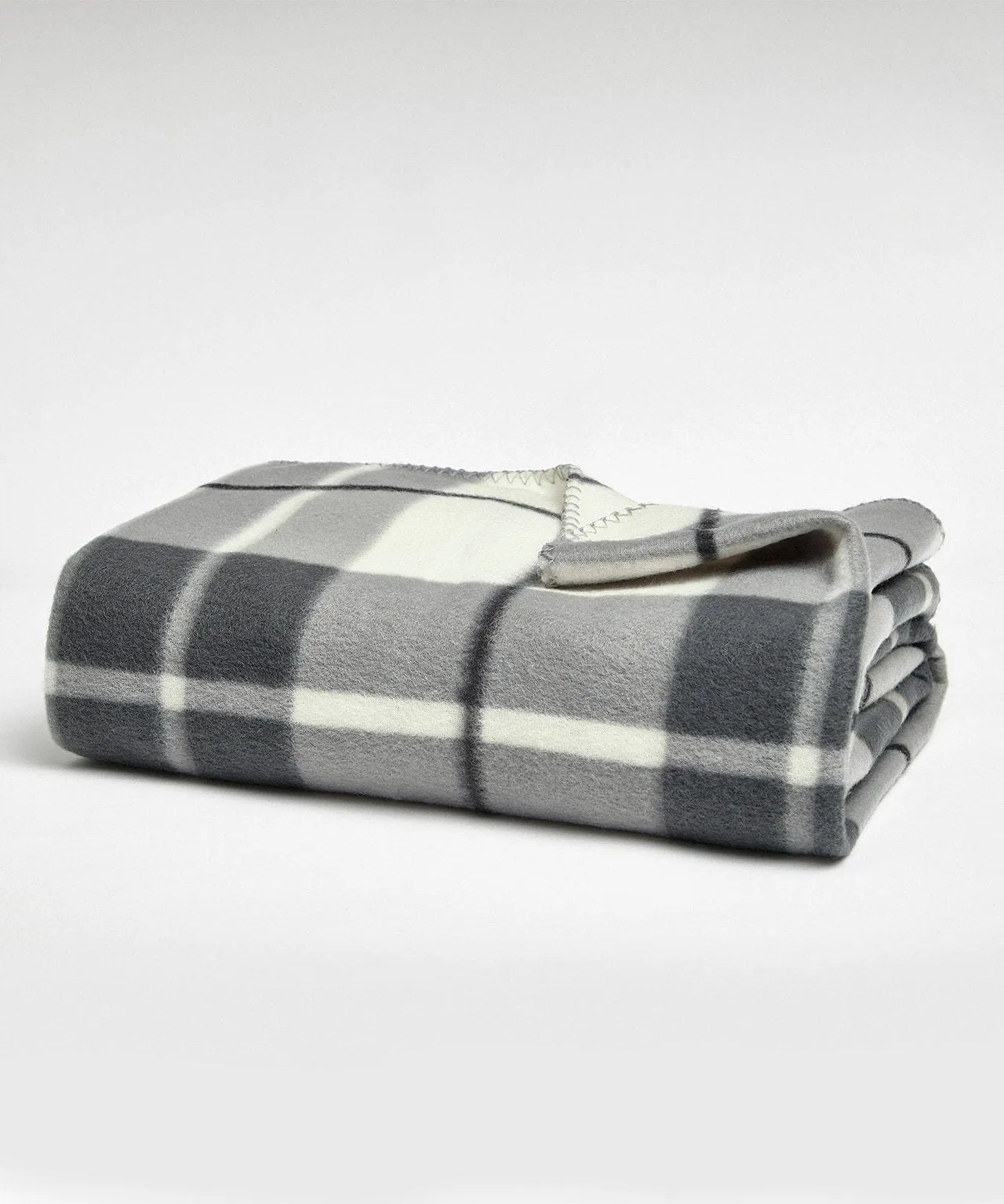 Pack of 2 Checked Fleece Blankets