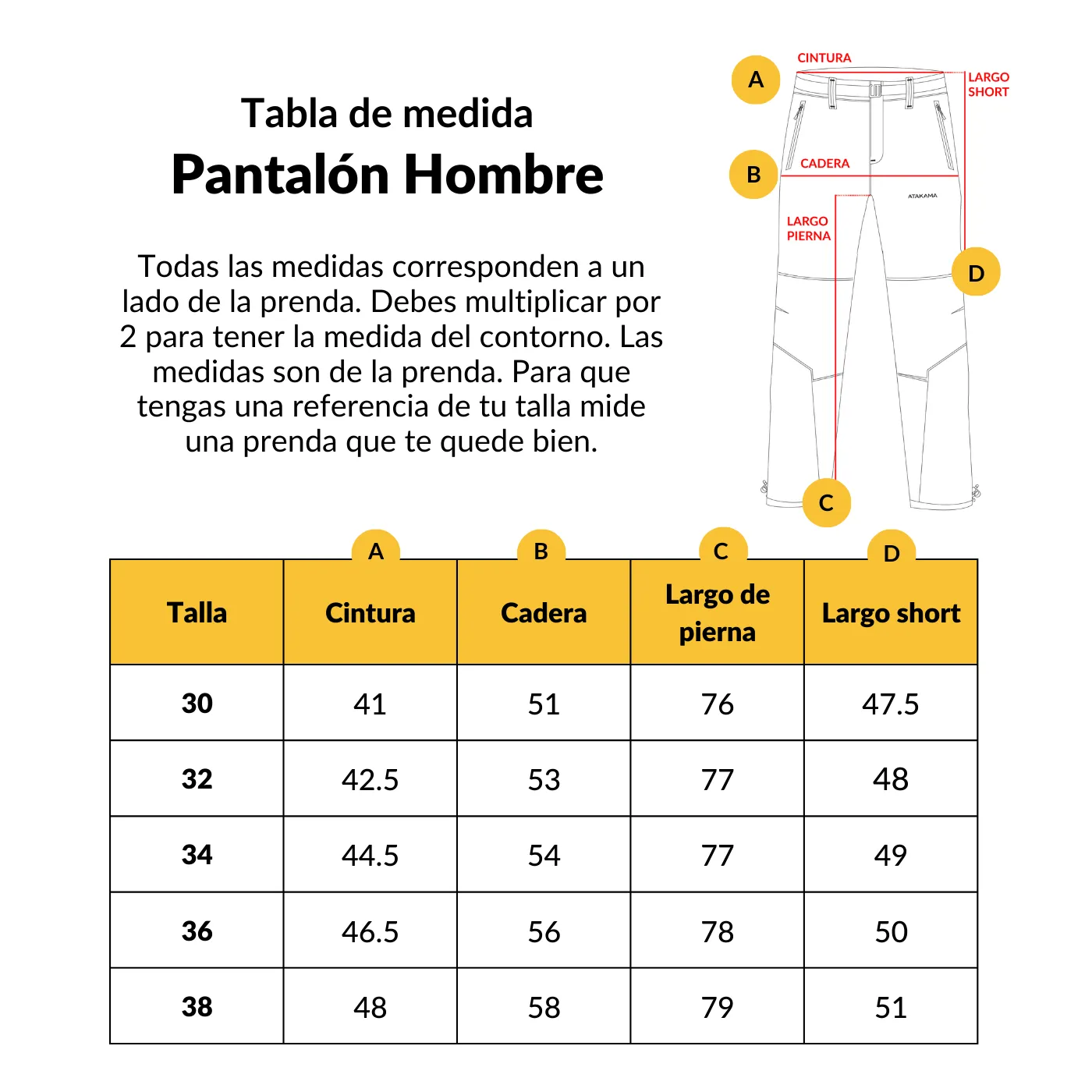 Pantalón de trekking desmontable Andino hombre