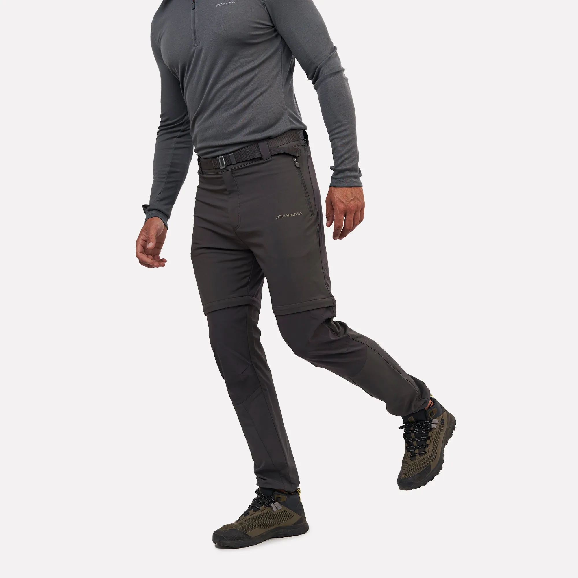 Pantalón de trekking desmontable Andino hombre