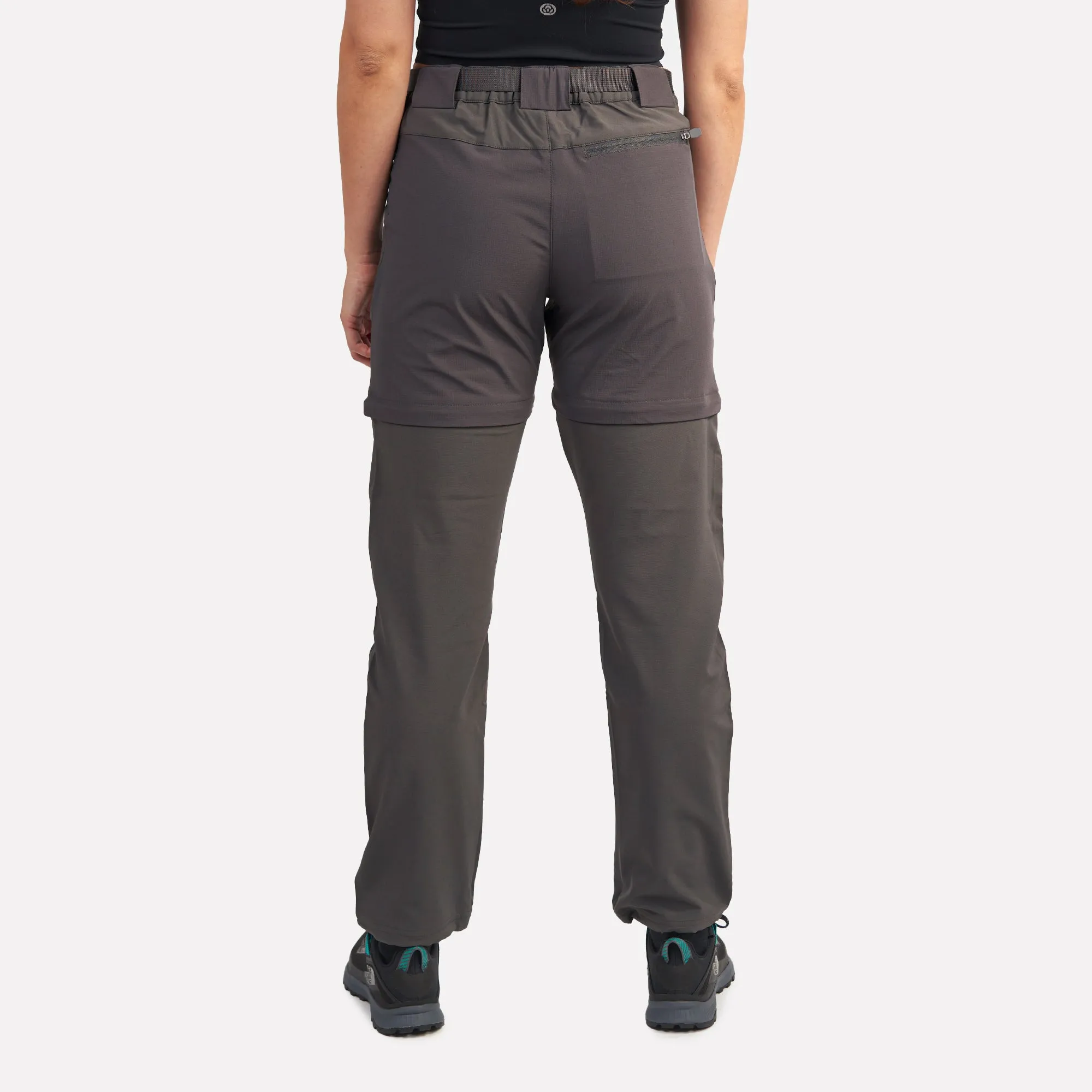 Pantalón de trekking desmontable Andino mujer