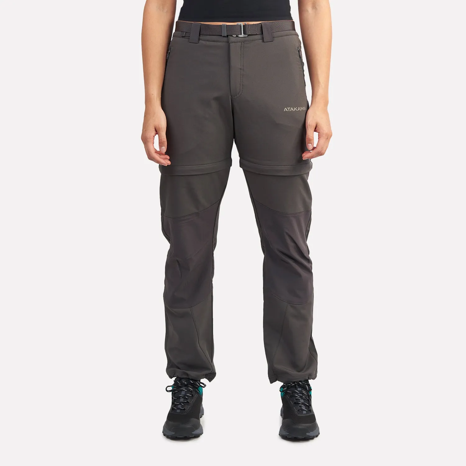 Pantalón de trekking desmontable Andino mujer