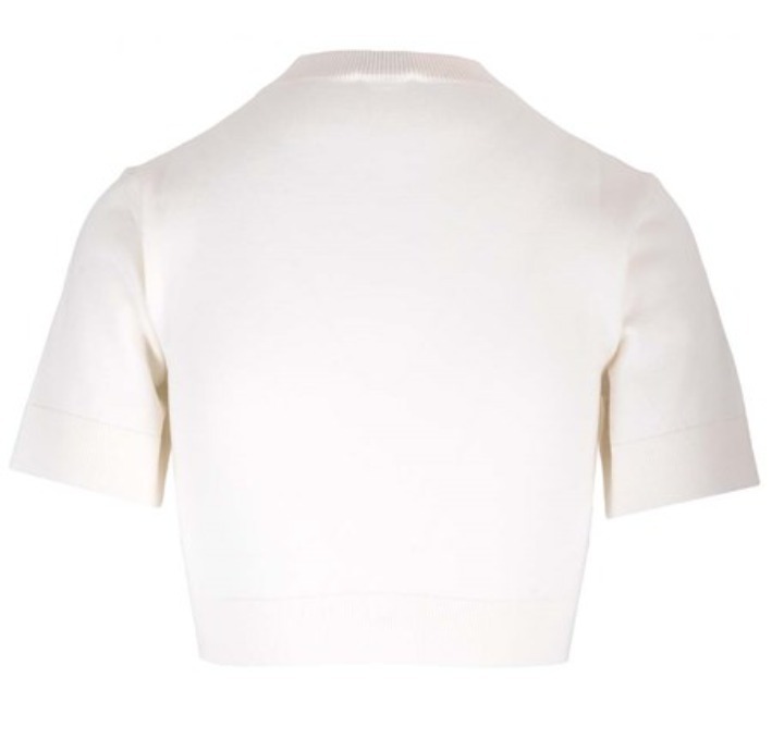 PATOU  |Wool Cropped Tops V-neck & Crew neck