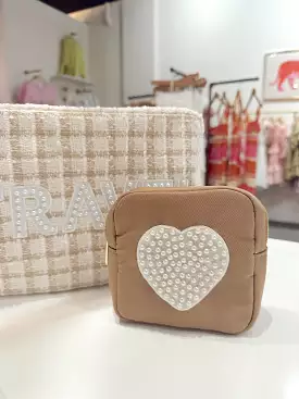 Pearl Heart Travel Bag