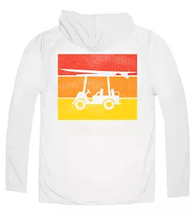 Performance Long Sleeve Logo Hoodie - Pearl Grey