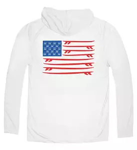 Performance Long Sleeve Surfboard Hoodie - Pearl