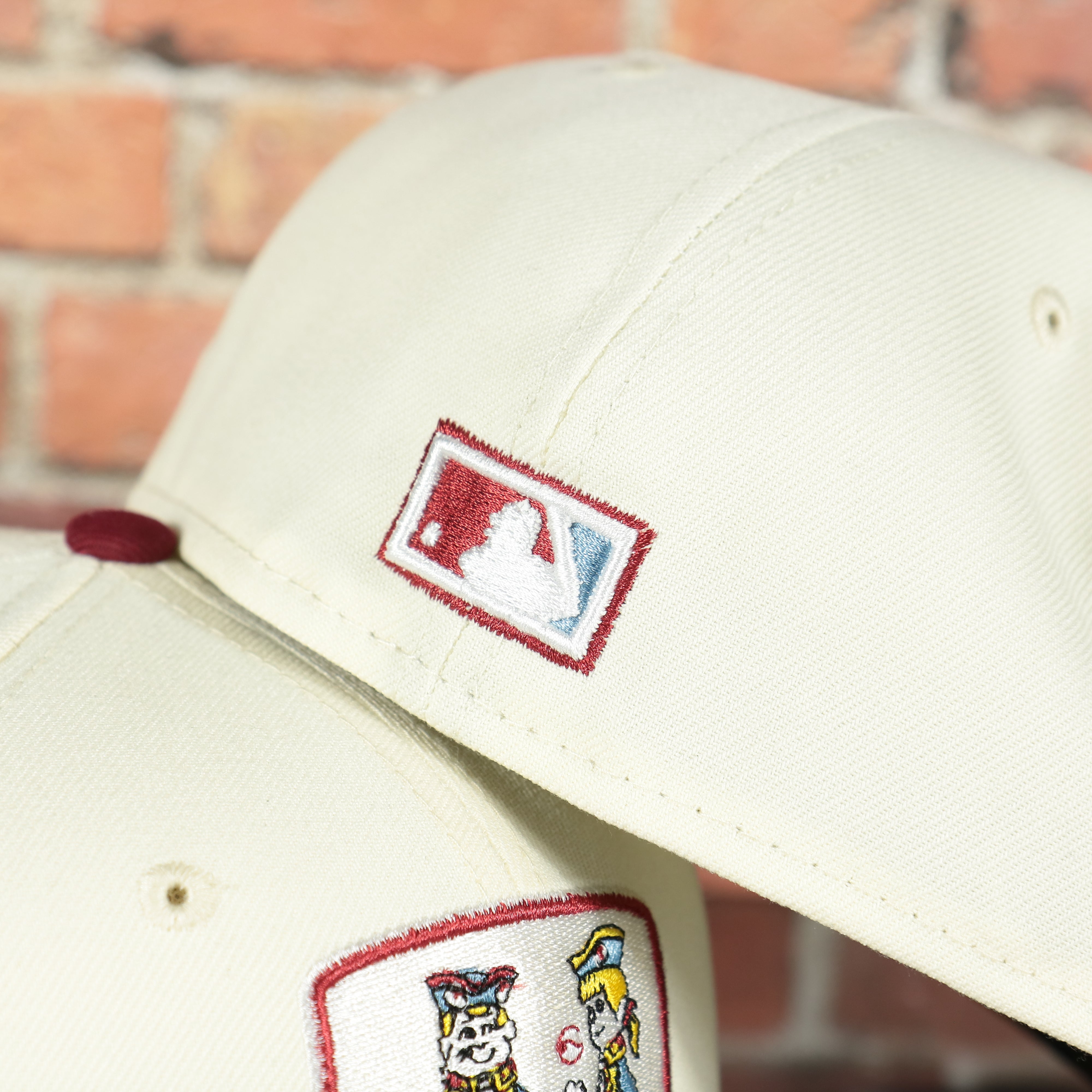 Phil and Phyllis Quakers Cooperstown World Champions Retro Philadelphia Phillies 59Fifty Fitted Cap | New Era Off White 59Fifty