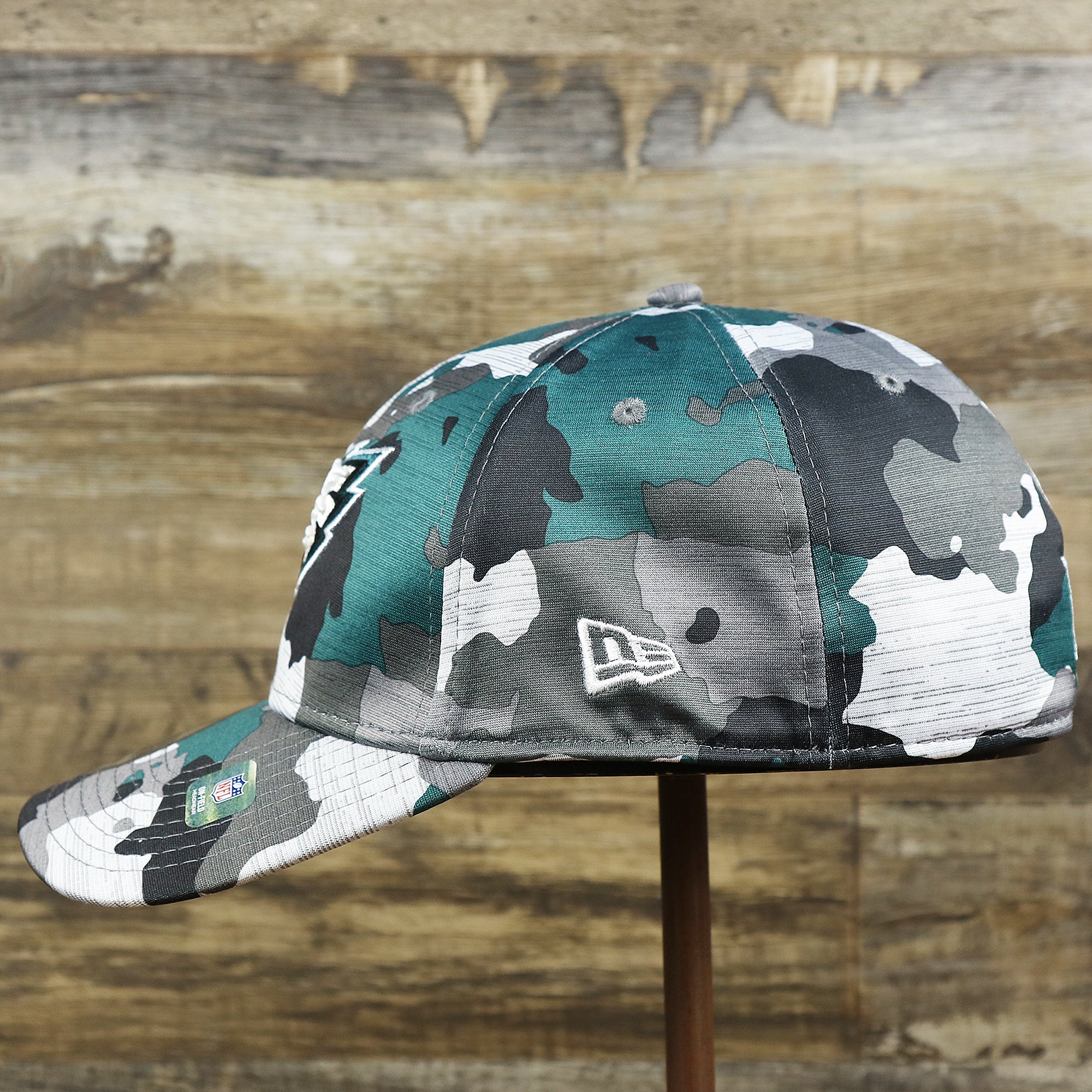 Philadelphia Eagles Summer Training 2022 Camo 39Thirty FlexFit Cap | Midnight Green Camo 39Thirty Cap