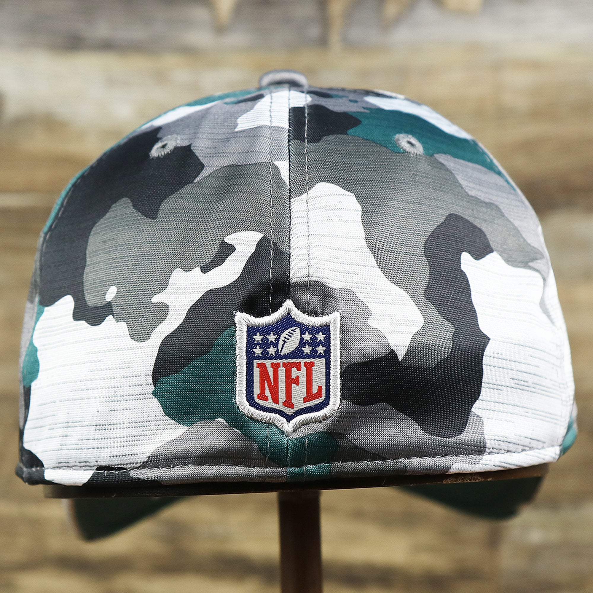 Philadelphia Eagles Summer Training 2022 Camo 39Thirty FlexFit Cap | Midnight Green Camo 39Thirty Cap