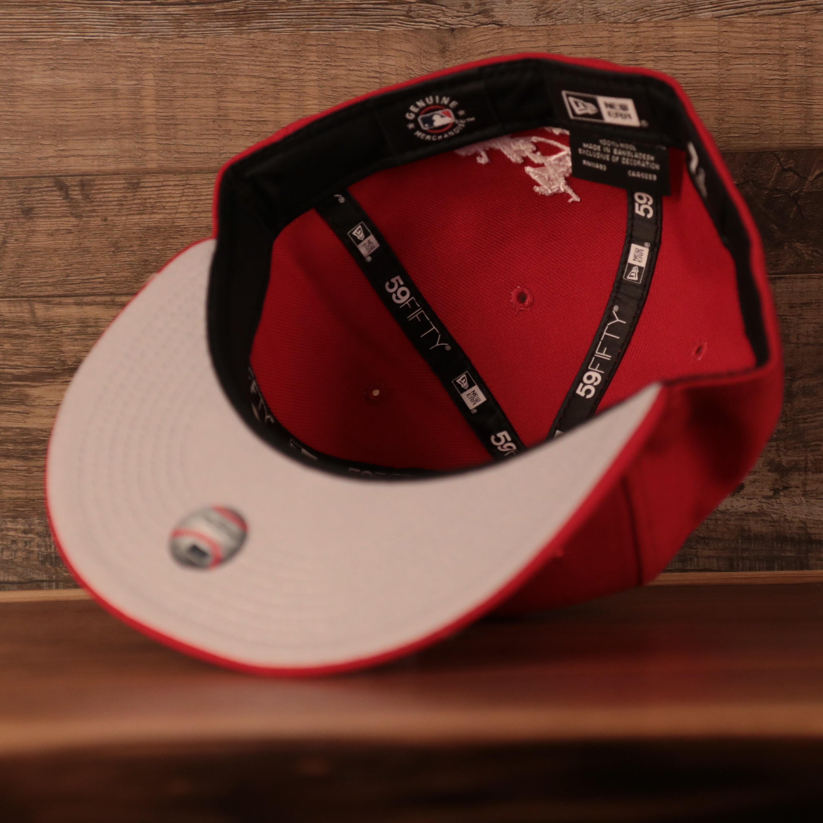 Philadelphia Phillies All Over World Series Side Patch 2x Champ Gray Bottom 59Fifty Fitted Cap