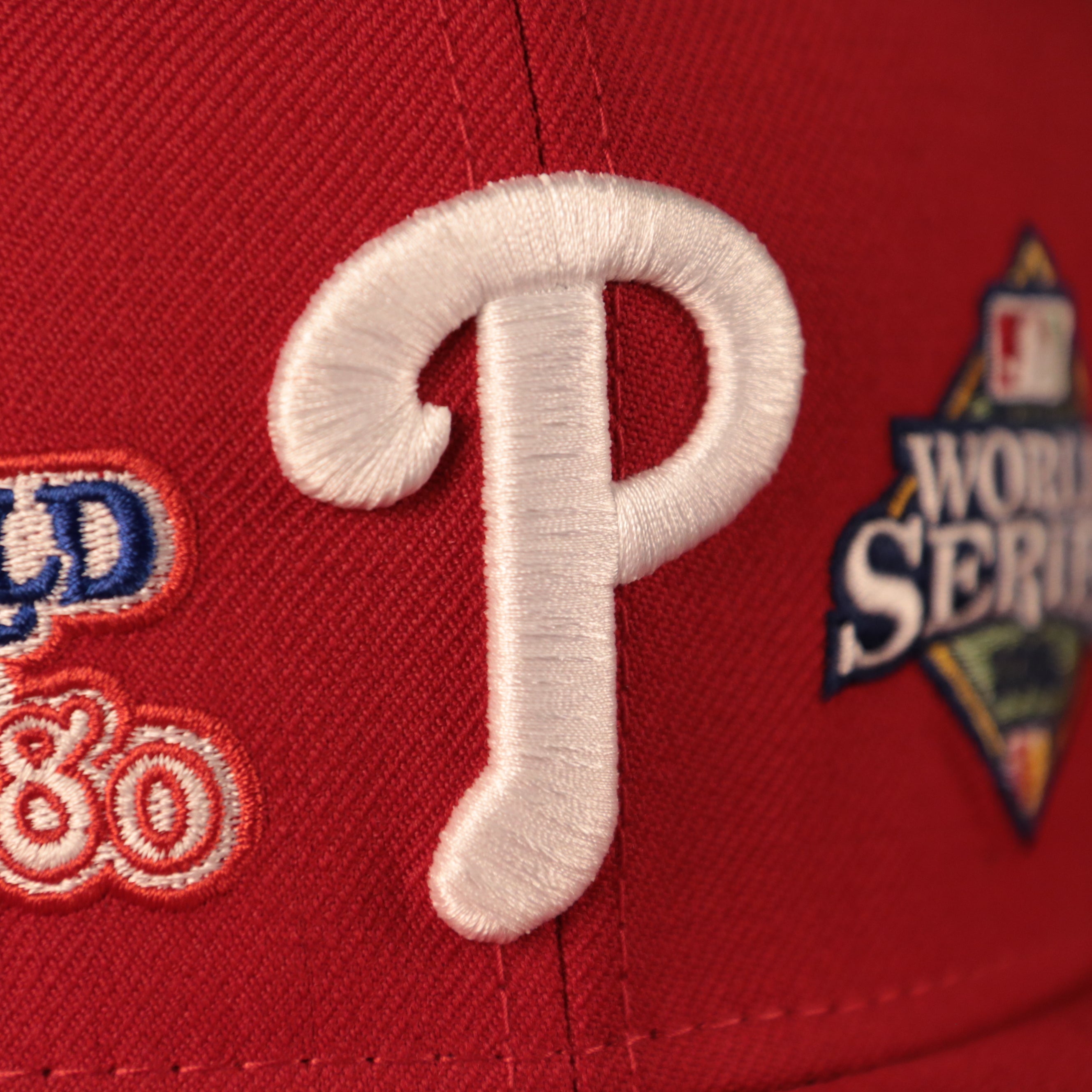 Philadelphia Phillies All Over World Series Side Patch 2x Champ Gray Bottom 59Fifty Fitted Cap