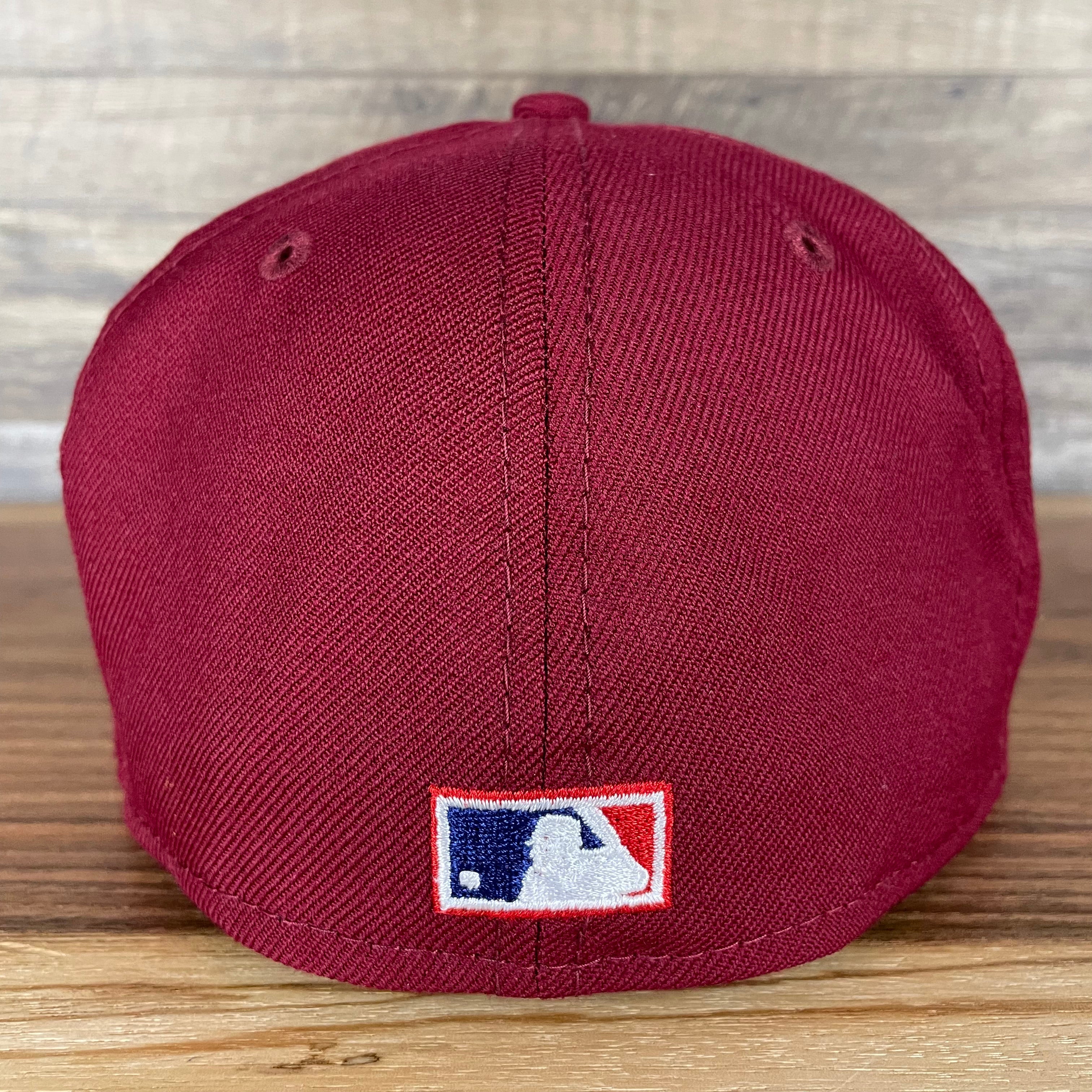 Philadelphia Phillies Cooperstown 5950 Day Side Patch Green Bottom 59Fifty Fitted Cap | Maroon