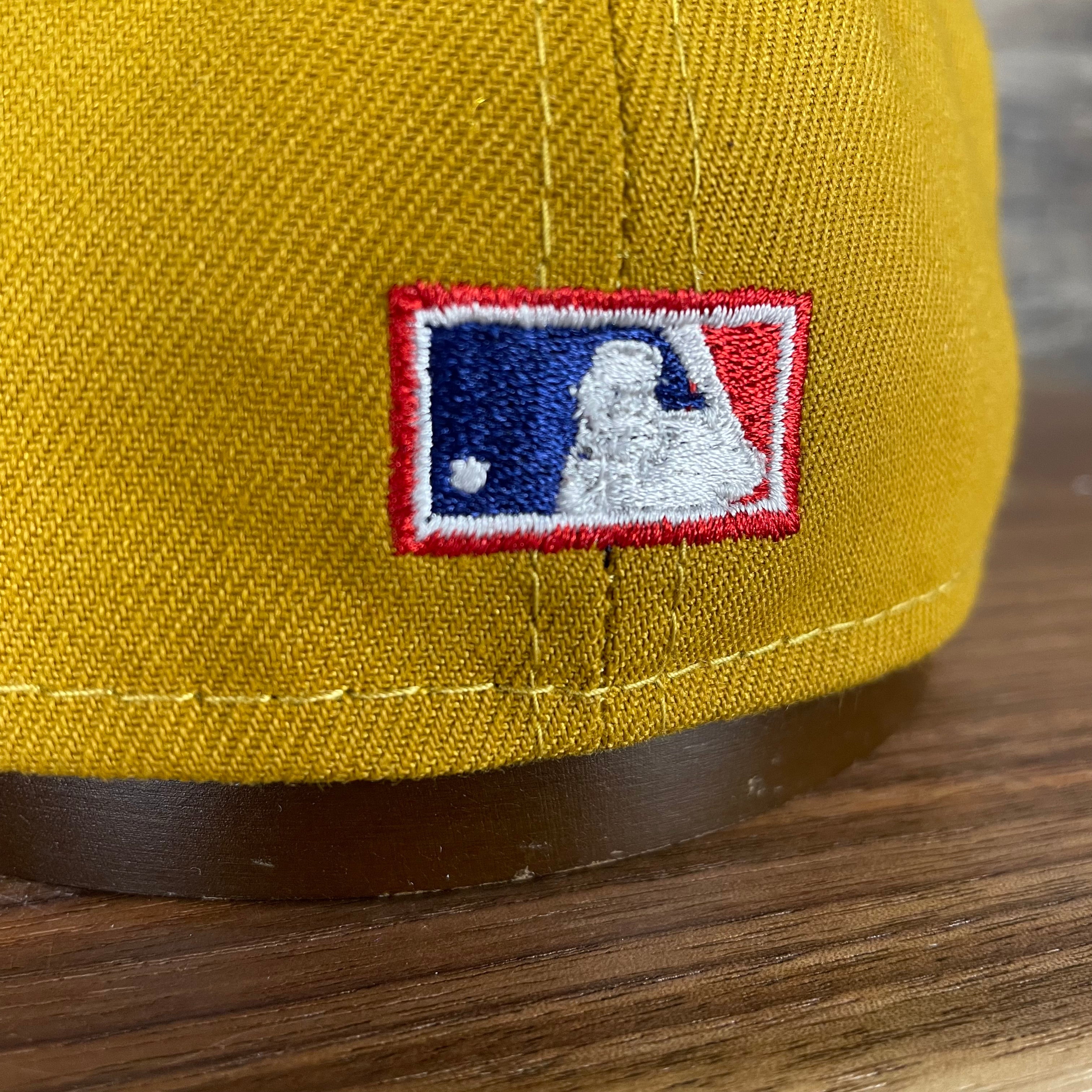 Pittsburgh Pirates Cooperstown 5950 Day Side Patch Green Bottom 59Fifty Fitted Cap | Old Gold