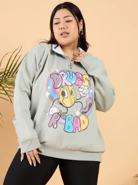 Printed Fleece Sweatshirt